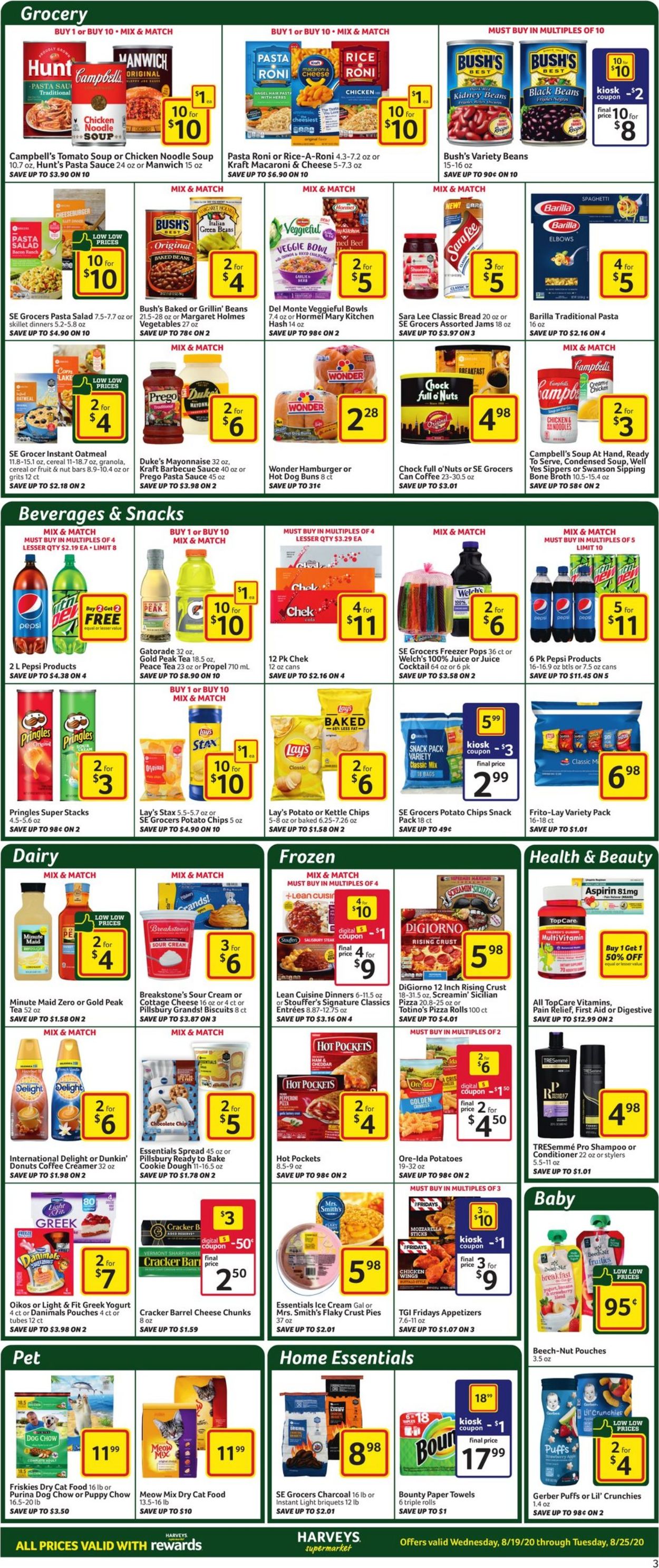 Harveys Supermarket Weekly Ad Circular - valid 08/19-08/25/2020 (Page 4)
