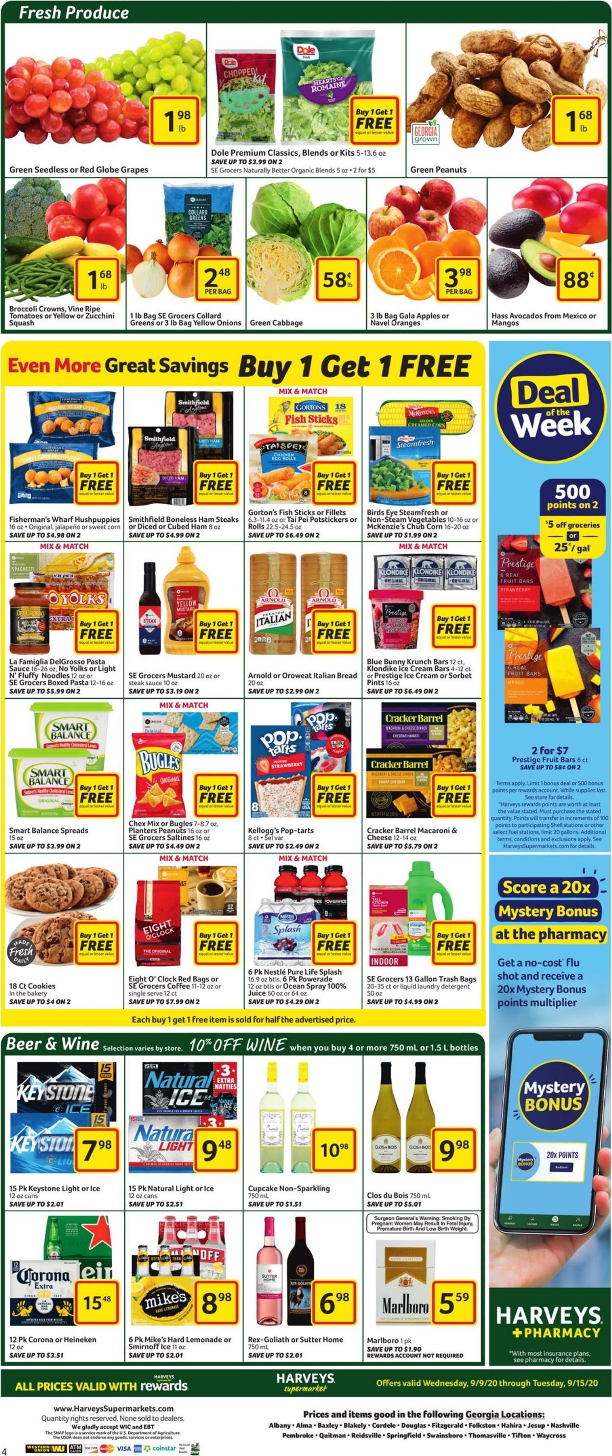 Harveys Supermarket Weekly Ad Circular - valid 09/09-09/15/2020 (Page 7)