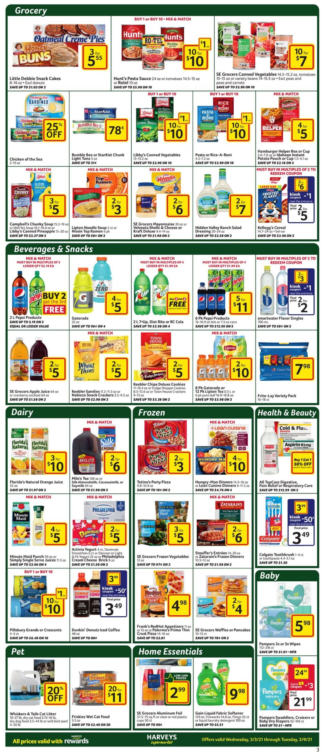 Harveys Supermarket Weekly Ad Circular - valid 03/03-03/09/2021 (Page 4)