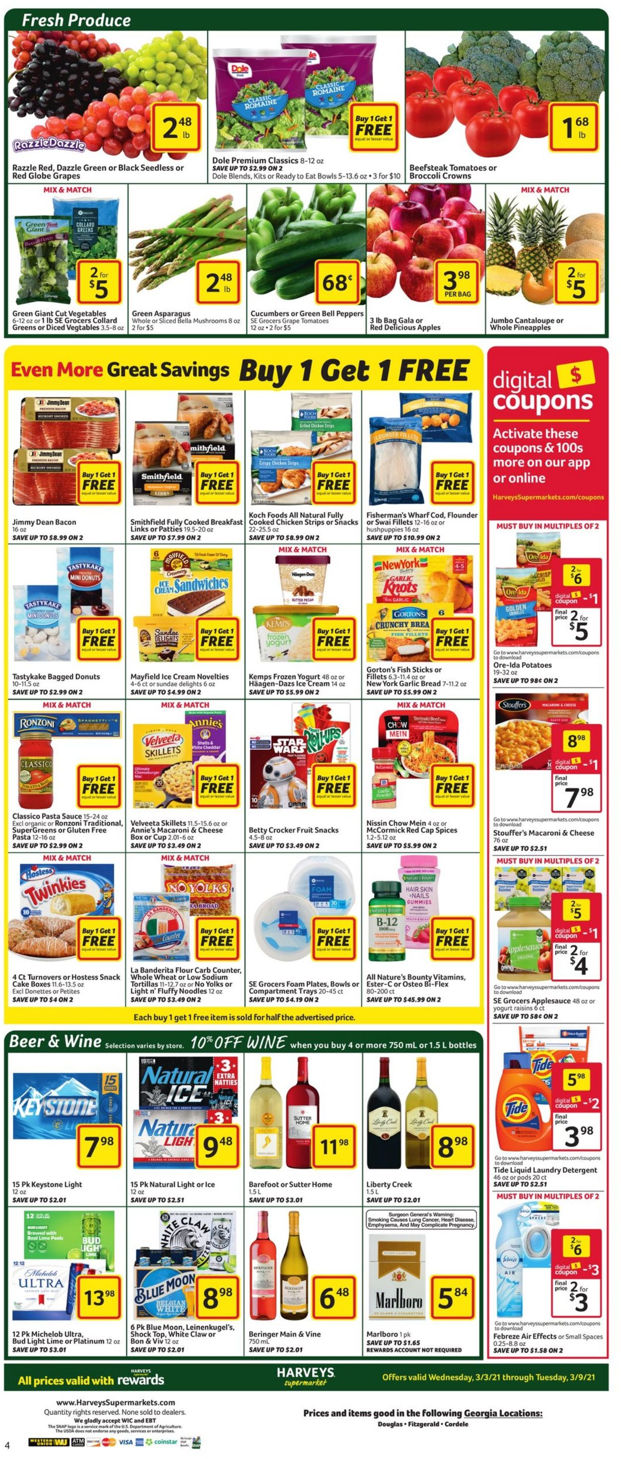 Harveys Supermarket Weekly Ad Circular - valid 03/03-03/09/2021 (Page 5)