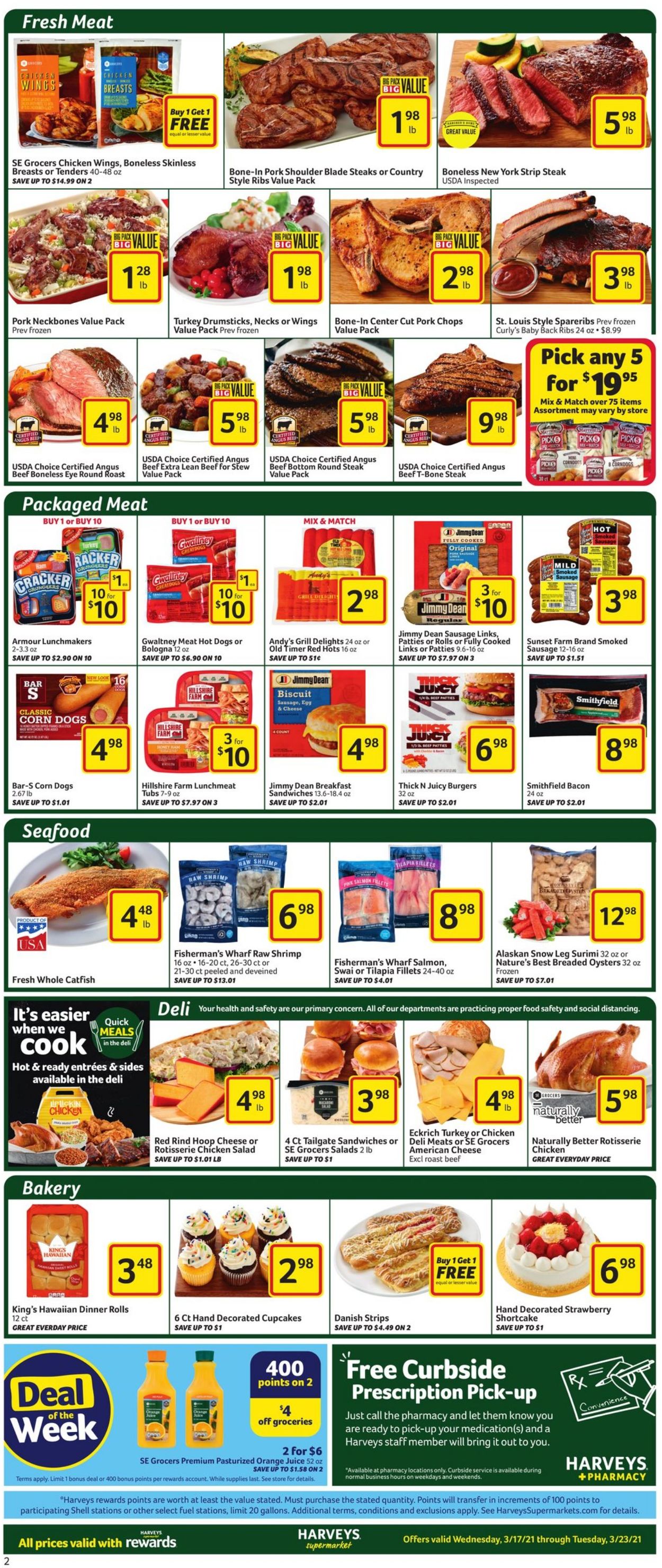 Harveys Supermarket Weekly Ad Circular - valid 03/17-03/23/2021 (Page 3)