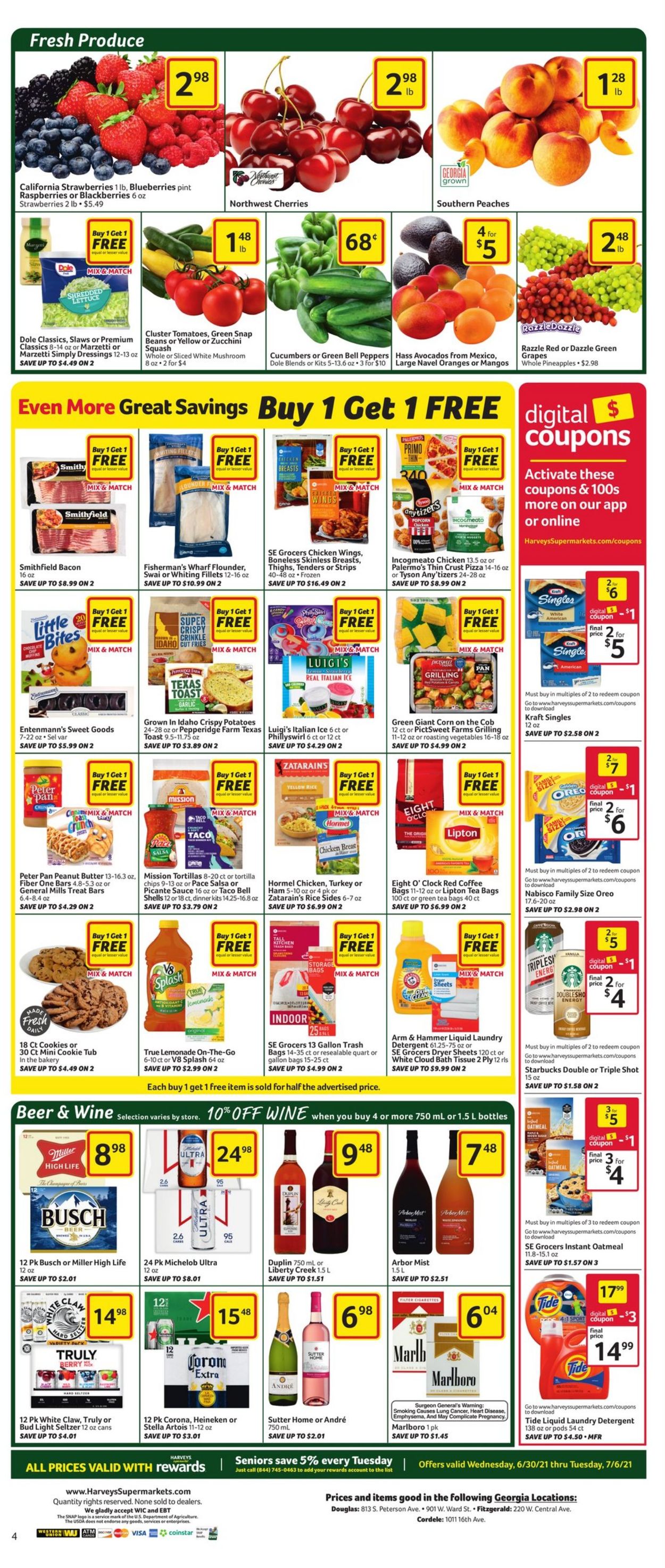 Harveys Supermarket Weekly Ad Circular - valid 06/30-07/06/2021 (Page 8)