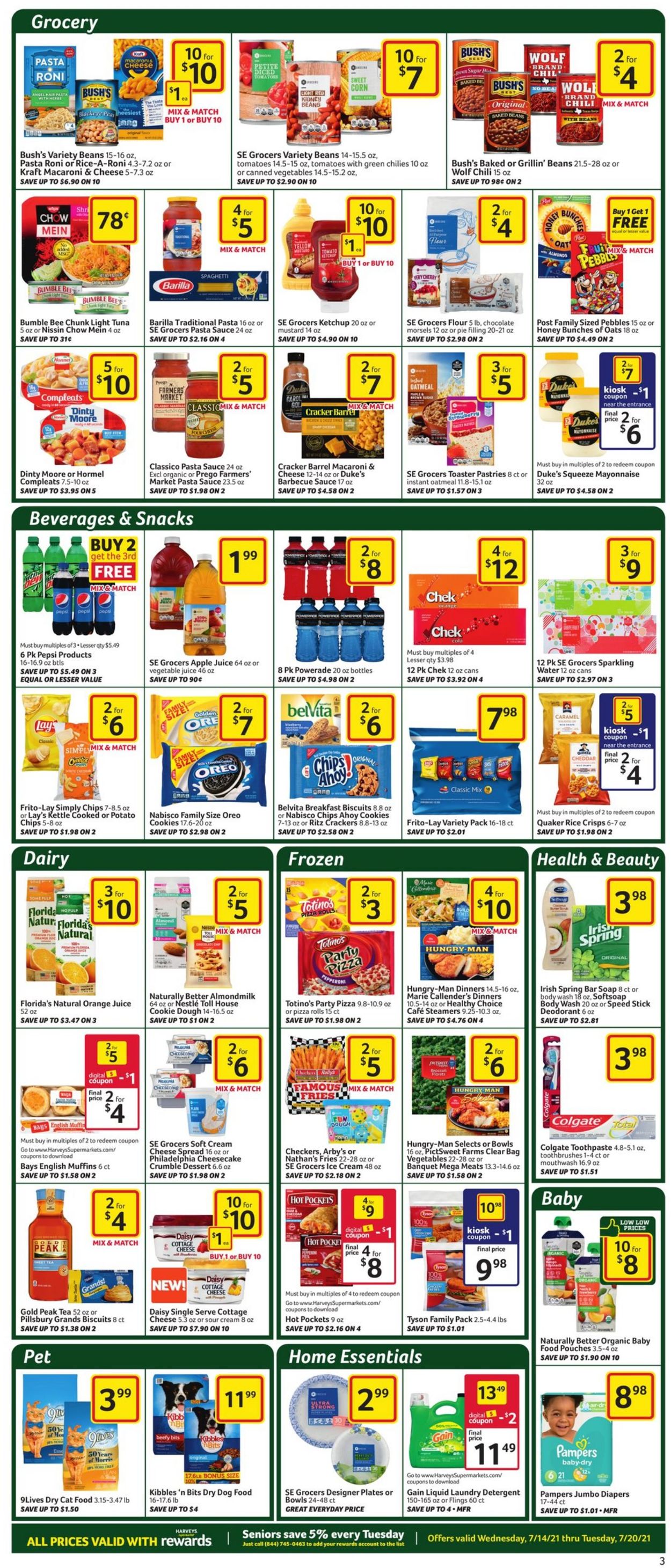 Harveys Supermarket Weekly Ad Circular - valid 07/14-07/20/2021 (Page 4)