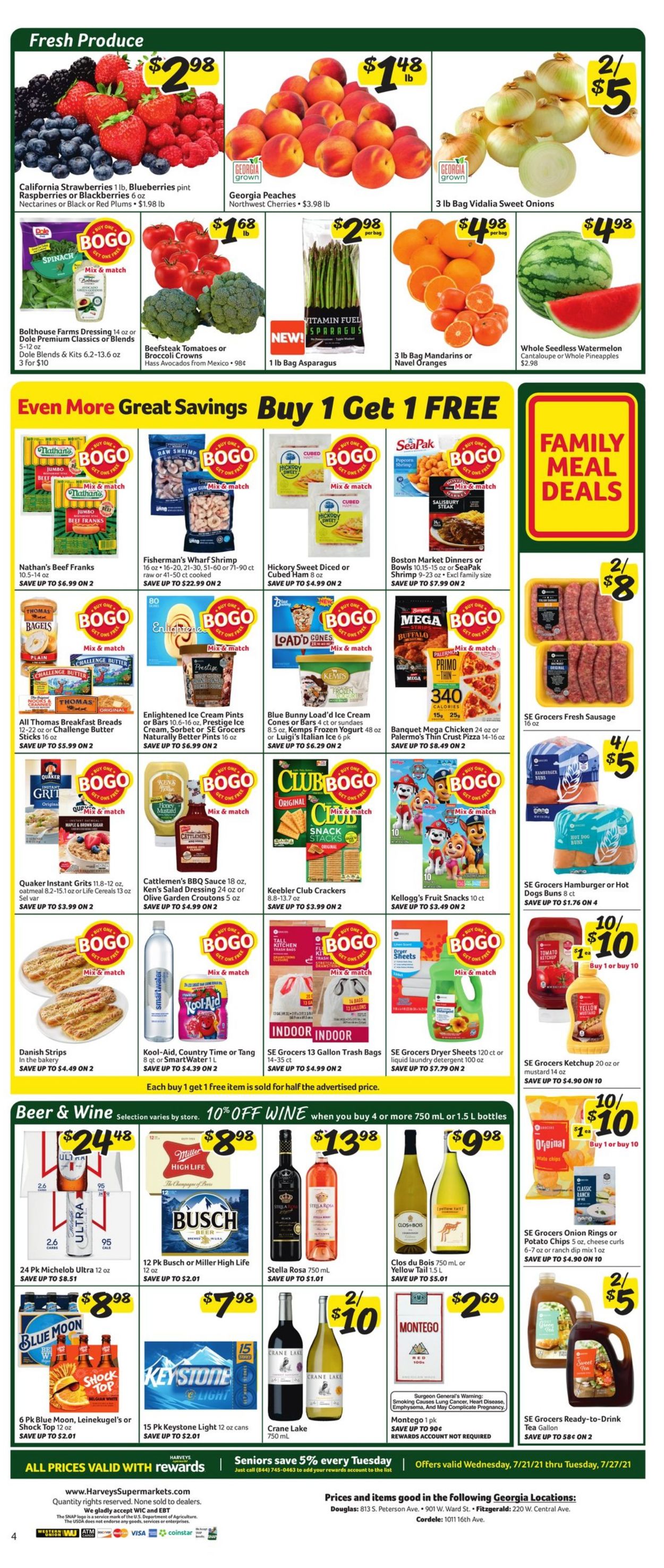 Harveys Supermarket Weekly Ad Circular - valid 07/21-07/27/2021 (Page 6)