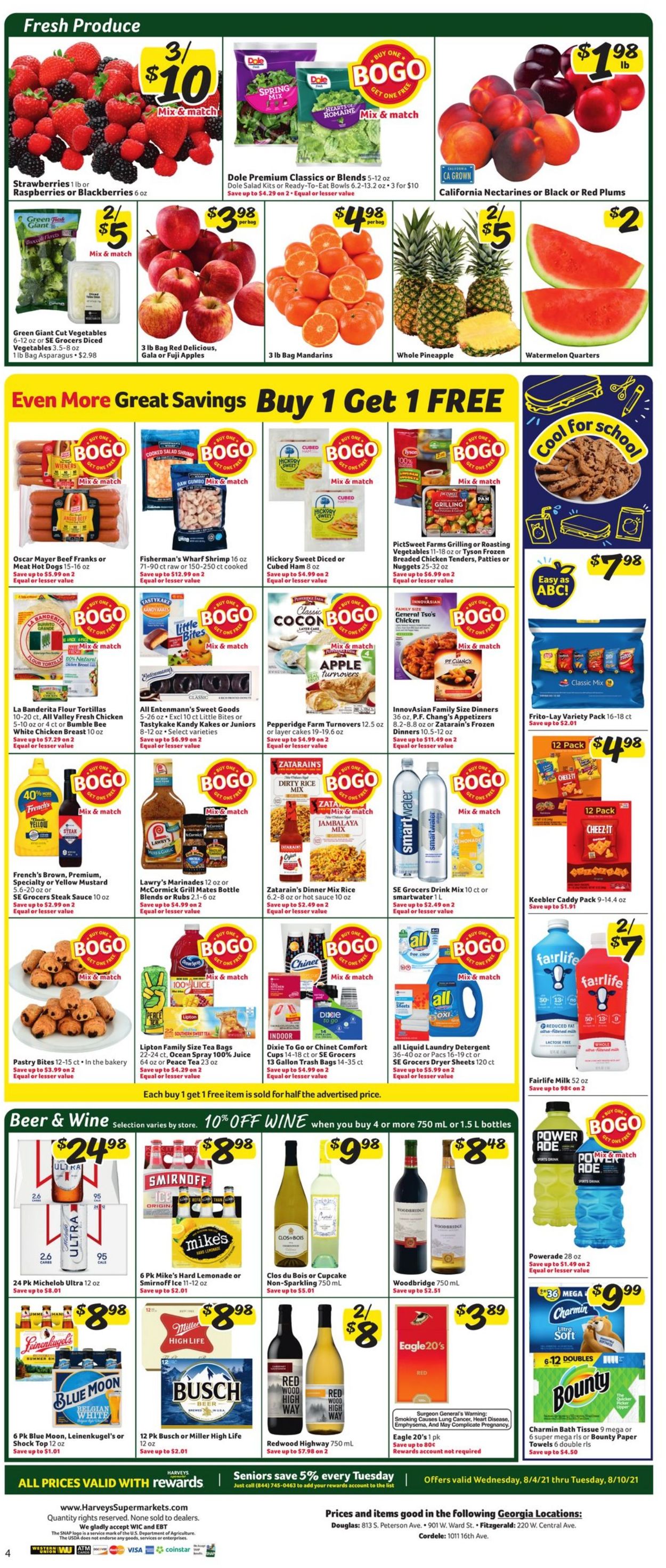 Harveys Supermarket Weekly Ad Circular - valid 08/04-08/10/2021 (Page 5)