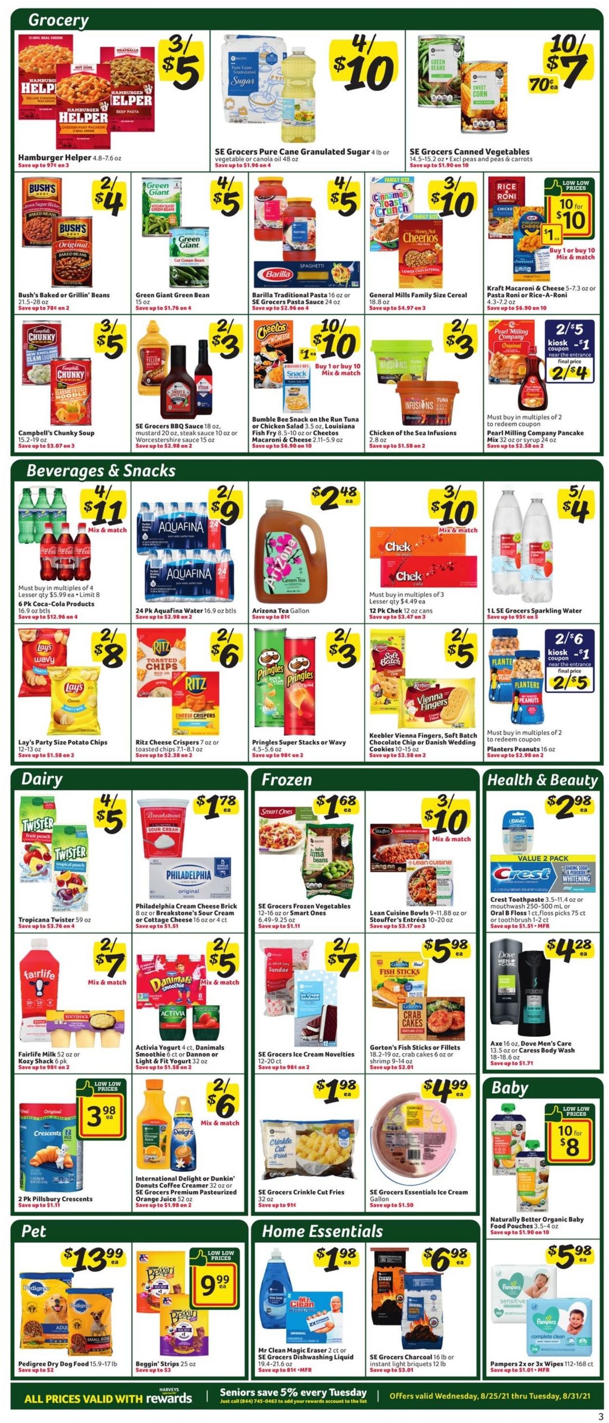 Harveys Supermarket Weekly Ad Circular - valid 08/25-08/31/2021 (Page 4)