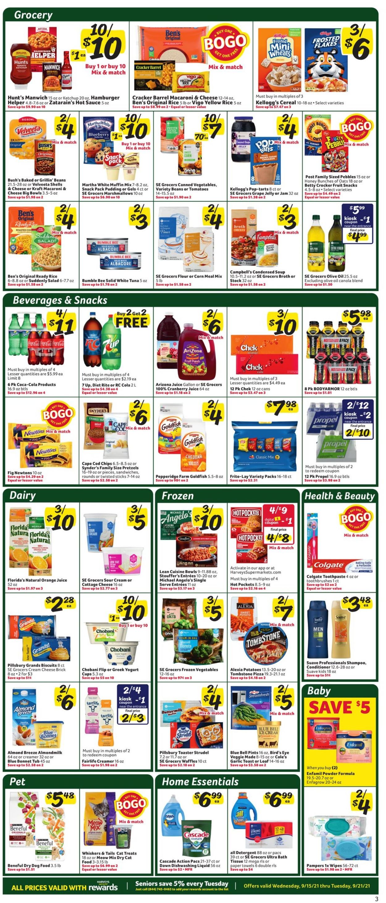 Harveys Supermarket Weekly Ad Circular - valid 09/15-09/21/2021 (Page 5)