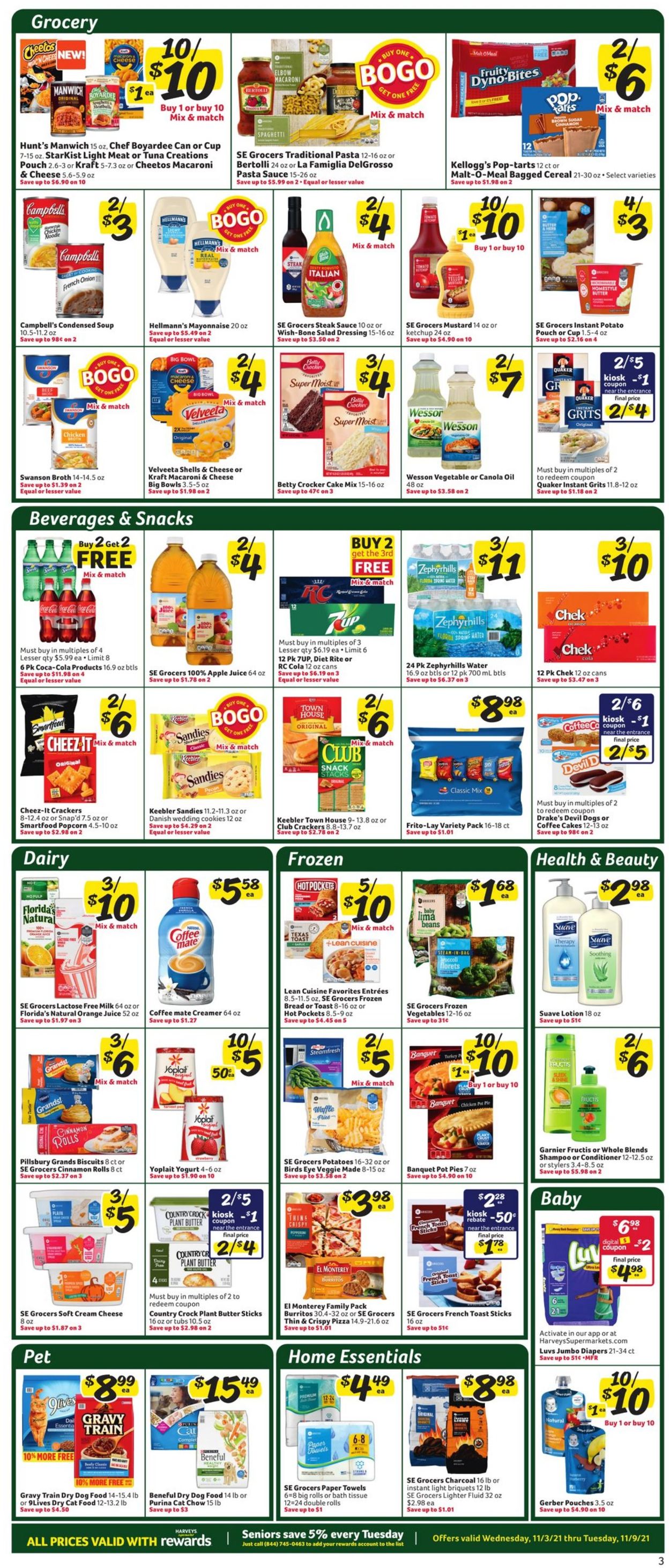 Harveys Supermarket Weekly Ad Circular - valid 11/03-11/09/2021 (Page 4)
