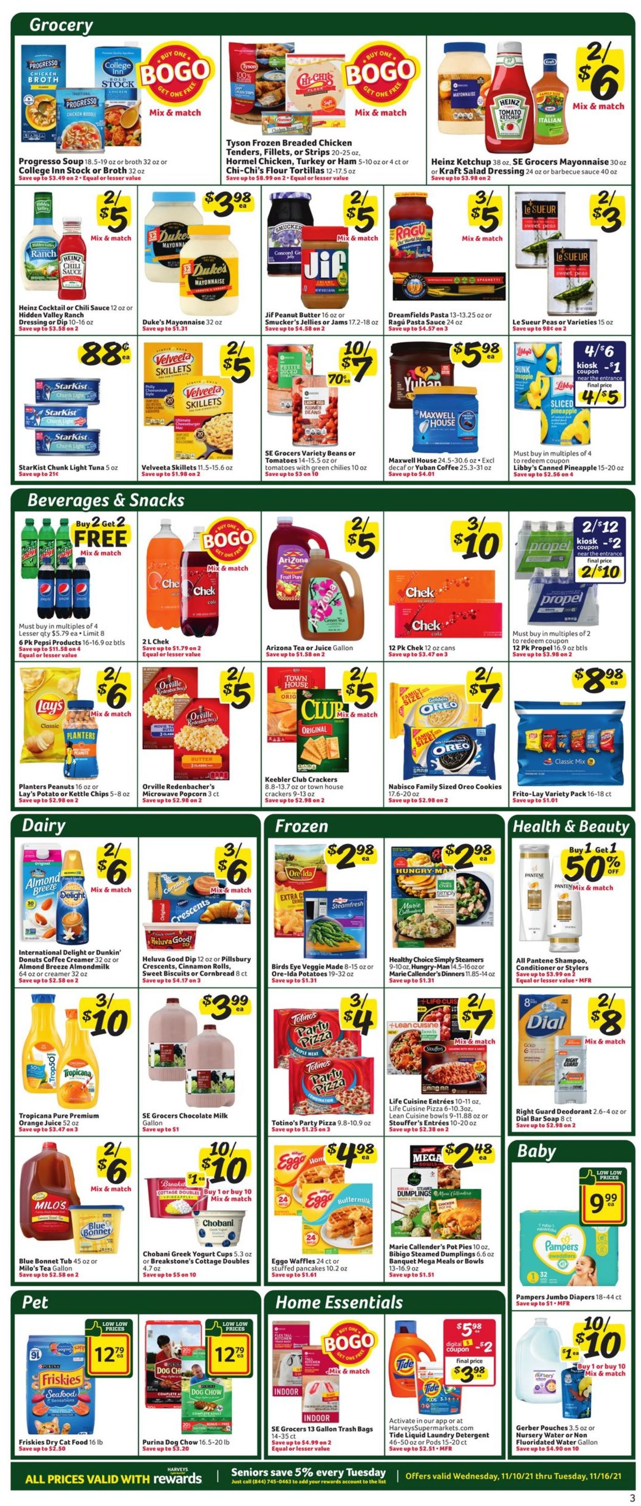 Harveys Supermarket Weekly Ad Circular - valid 11/10-11/16/2021 (Page 6)