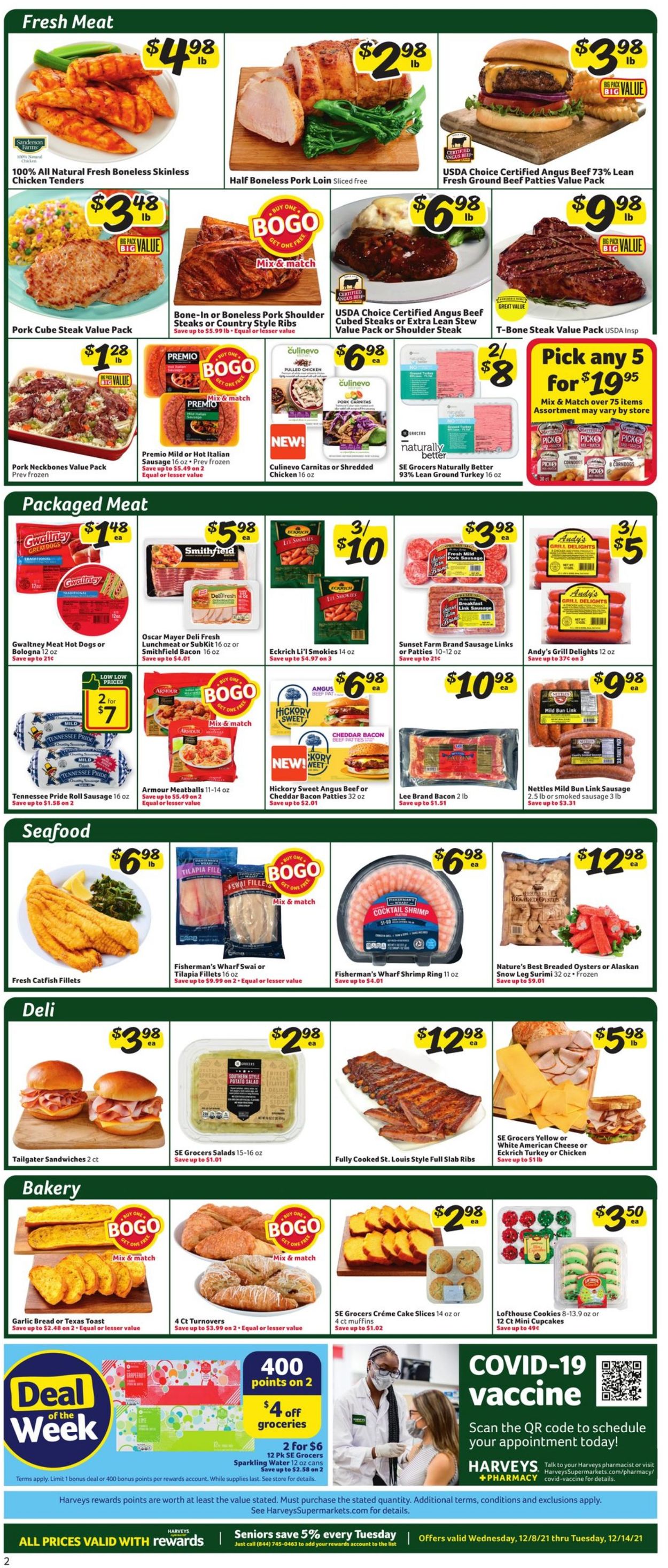 Harveys Supermarket - HOLIDAY 2021 Weekly Ad Circular - valid 12/08-12/14/2021 (Page 3)
