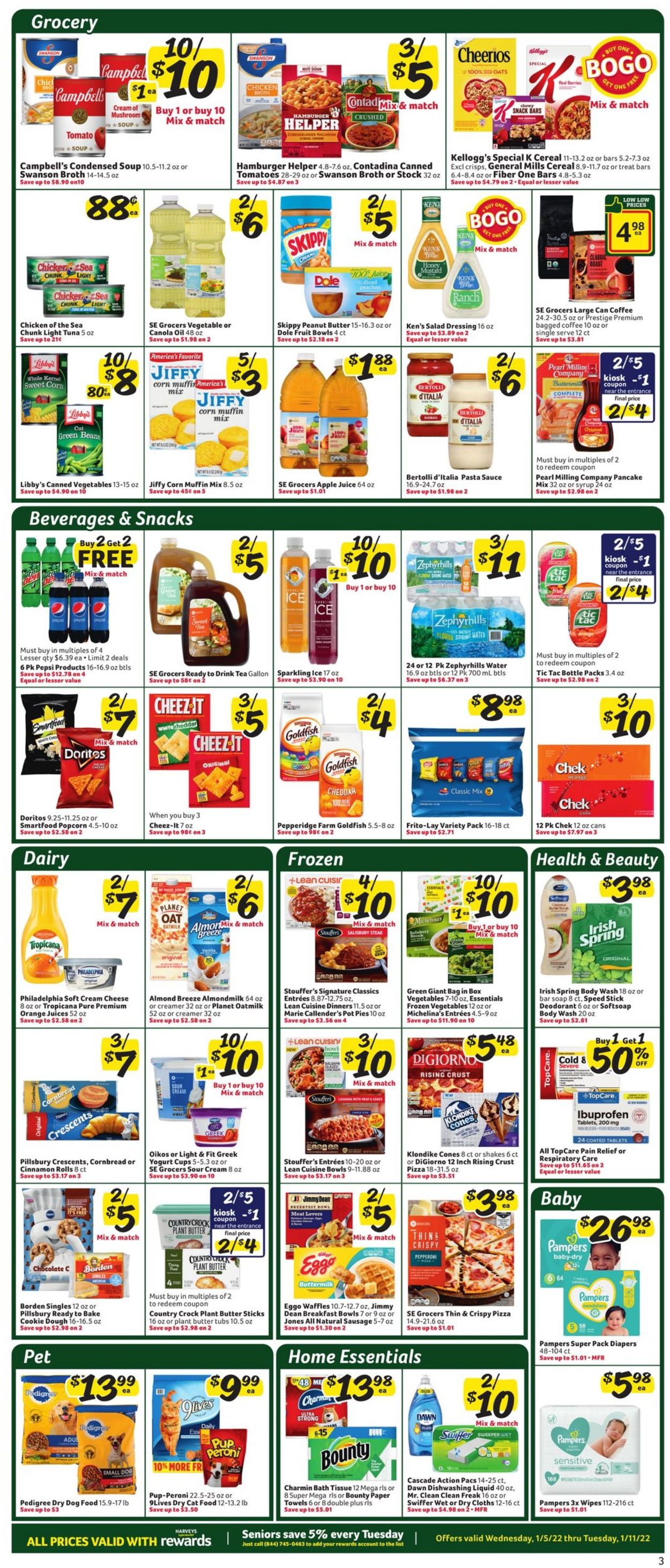 Harveys Supermarket Weekly Ad Circular - valid 01/05-01/11/2022 (Page 4)