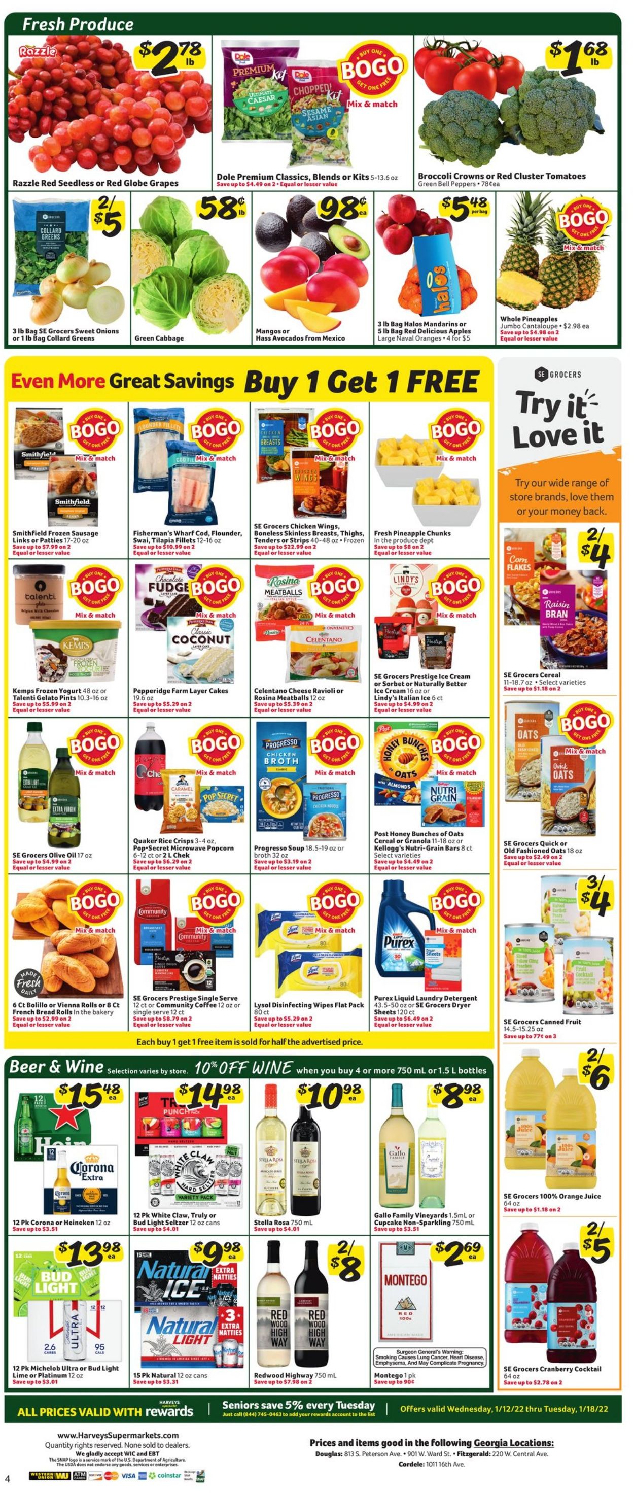 Harveys Supermarket Weekly Ad Circular - valid 01/12-01/18/2022 (Page 5)