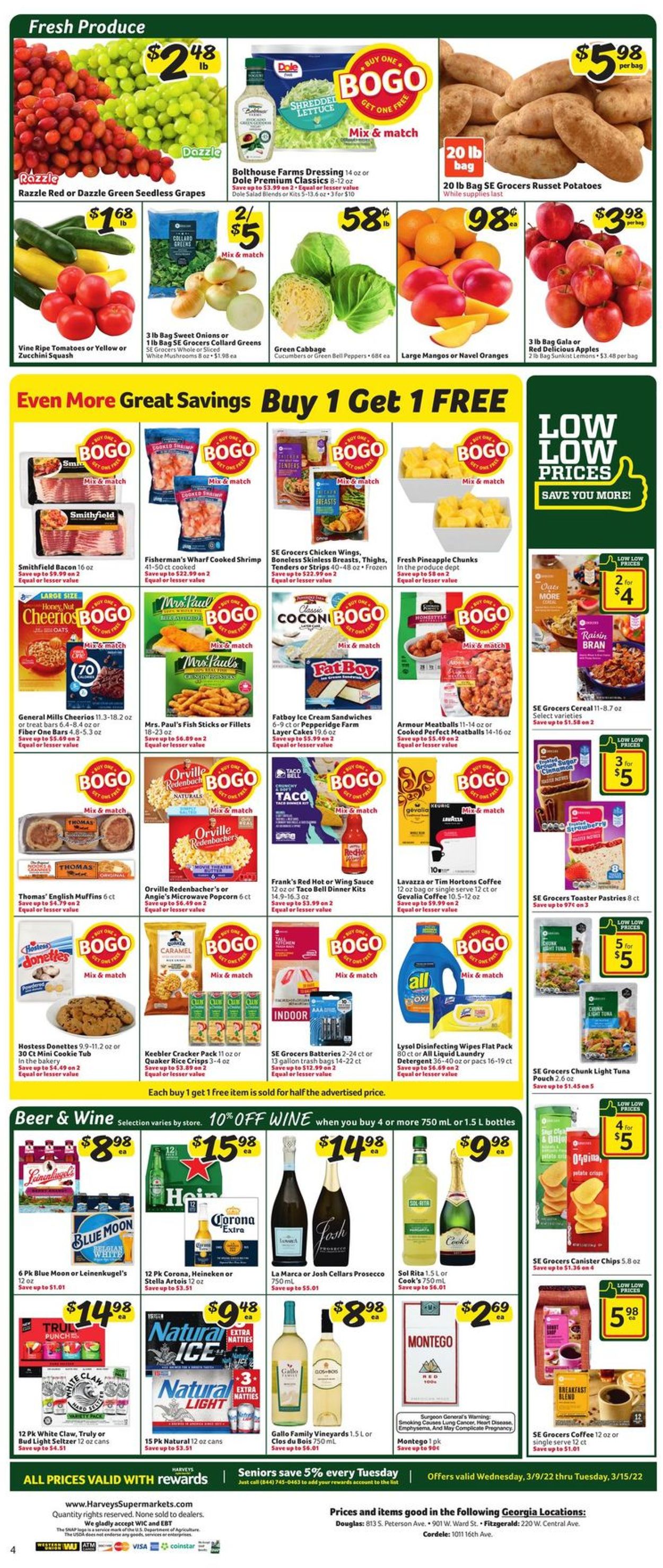 Harveys Supermarket Weekly Ad Circular - valid 03/09-03/15/2022 (Page 6)