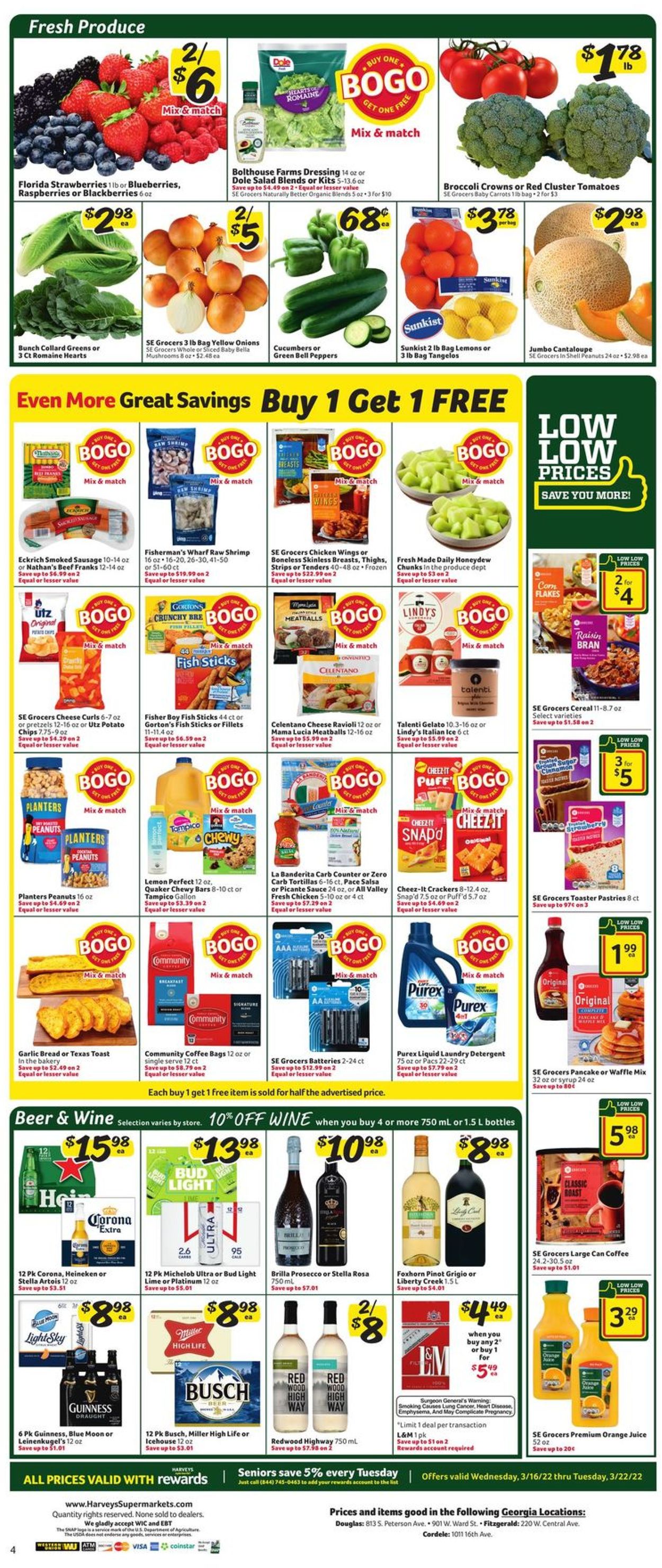 Harveys Supermarket Weekly Ad Circular - valid 03/16-03/22/2022 (Page 6)