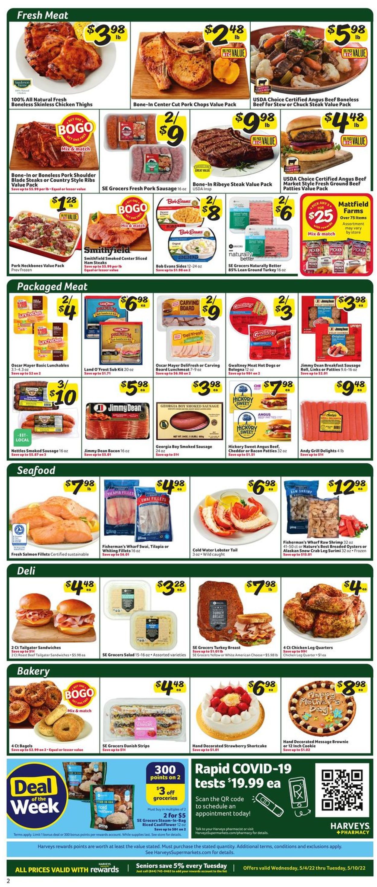 Harveys Supermarket Weekly Ad Circular - valid 05/04-05/10/2022 (Page 4)