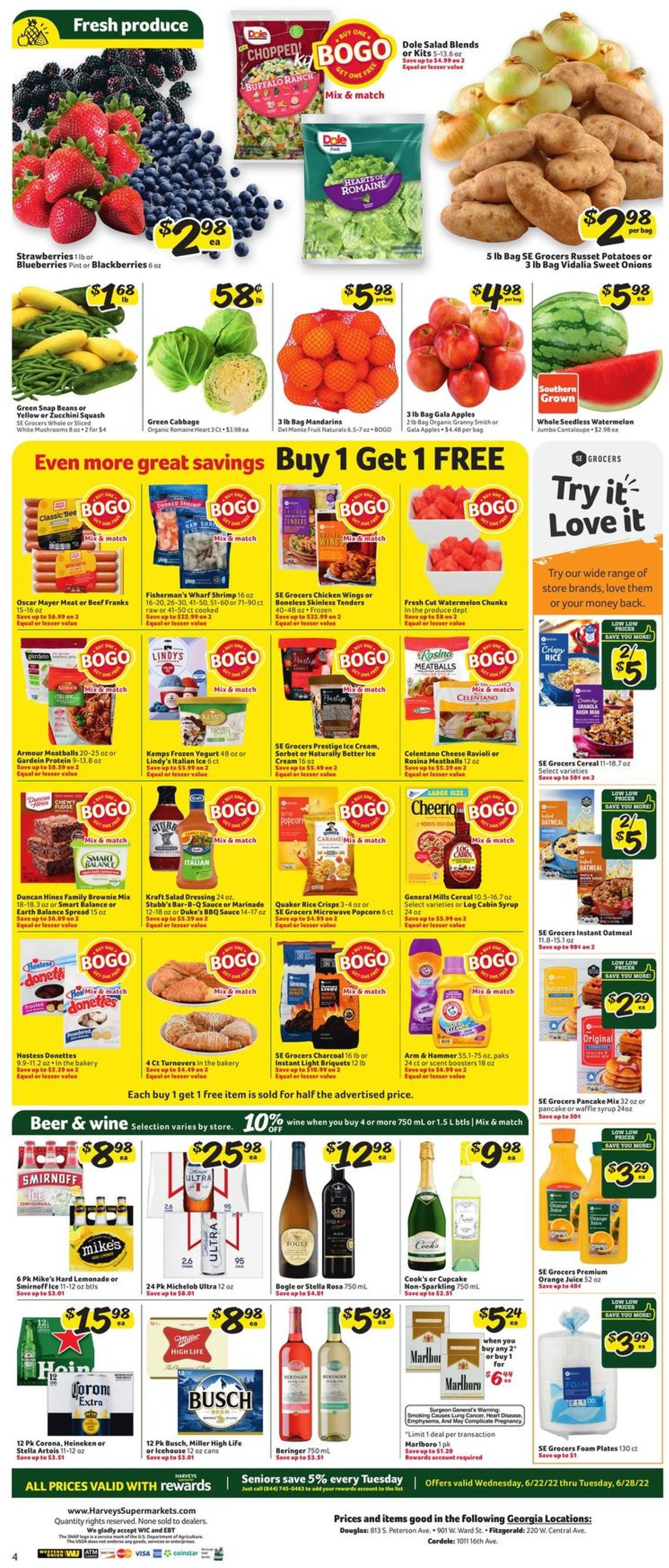 Harveys Supermarket Weekly Ad Circular - valid 06/22-06/28/2022 (Page 7)