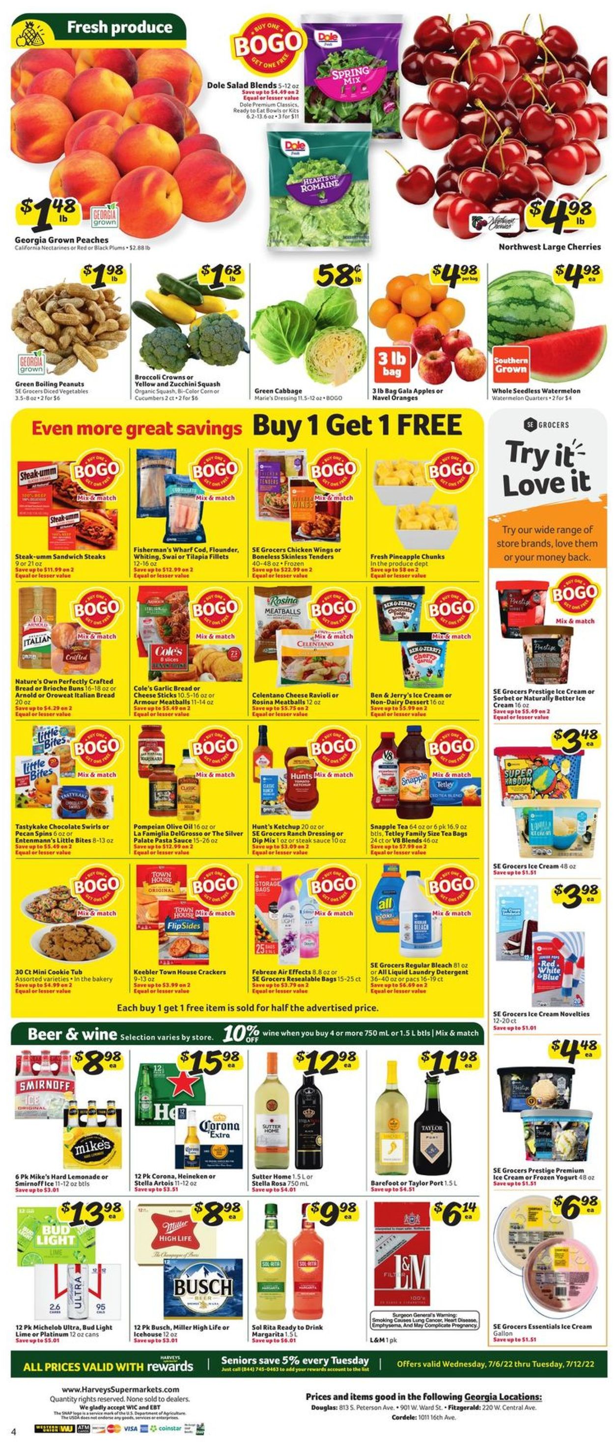 Harveys Supermarket Weekly Ad Circular - valid 07/06-07/12/2022 (Page 7)