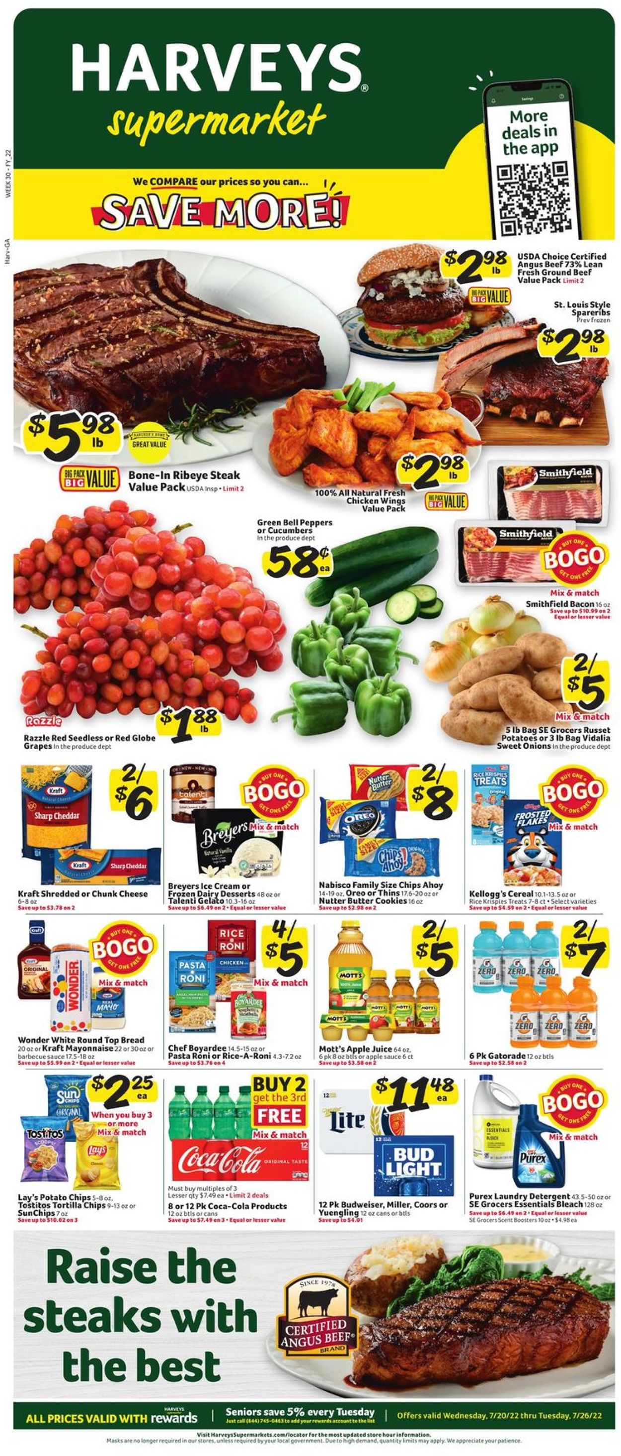 Harveys Supermarket Weekly Ad Circular - valid 07/20-07/26/2022