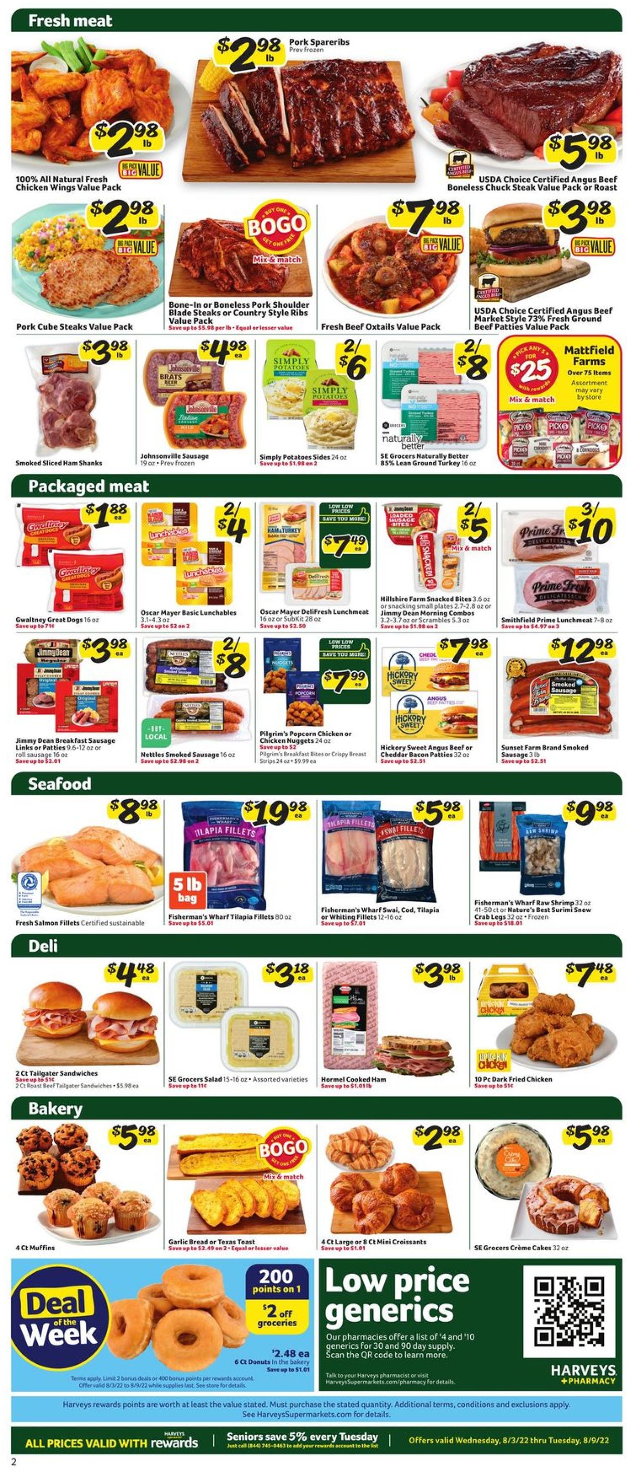 Harveys Supermarket Weekly Ad Circular - valid 08/03-08/09/2022 (Page 4)