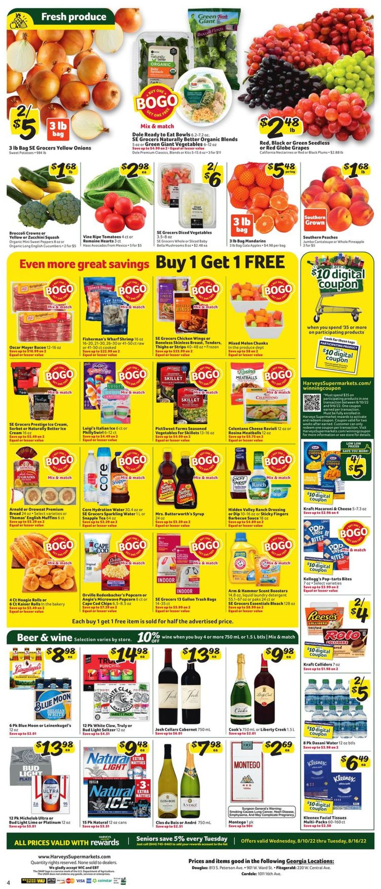 Harveys Supermarket Weekly Ad Circular - valid 08/10-08/16/2022 (Page 8)