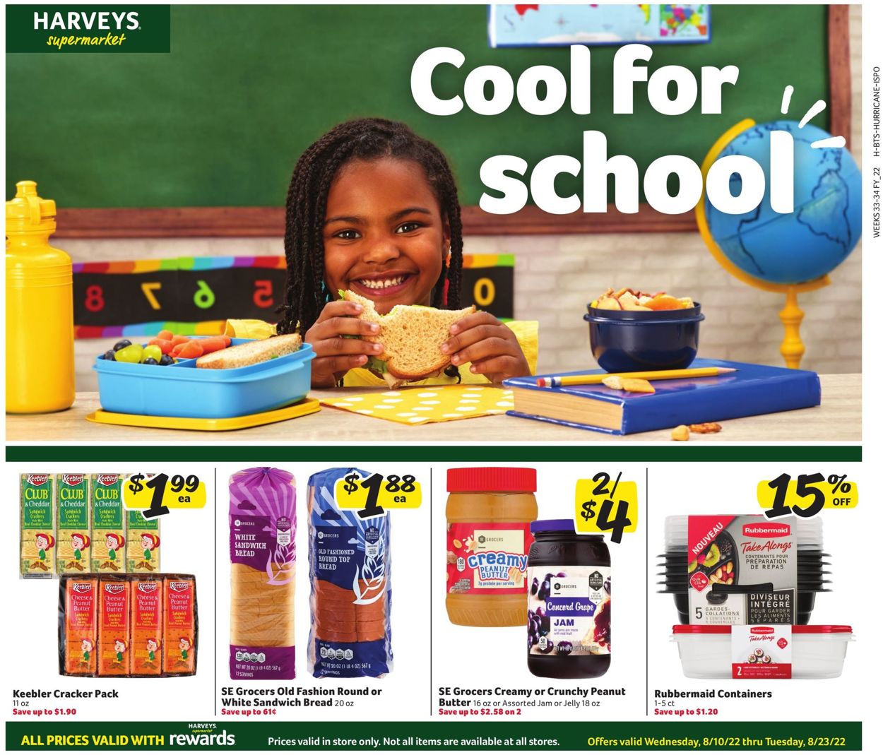 Harveys Supermarket Weekly Ad Circular - valid 08/10-08/23/2022