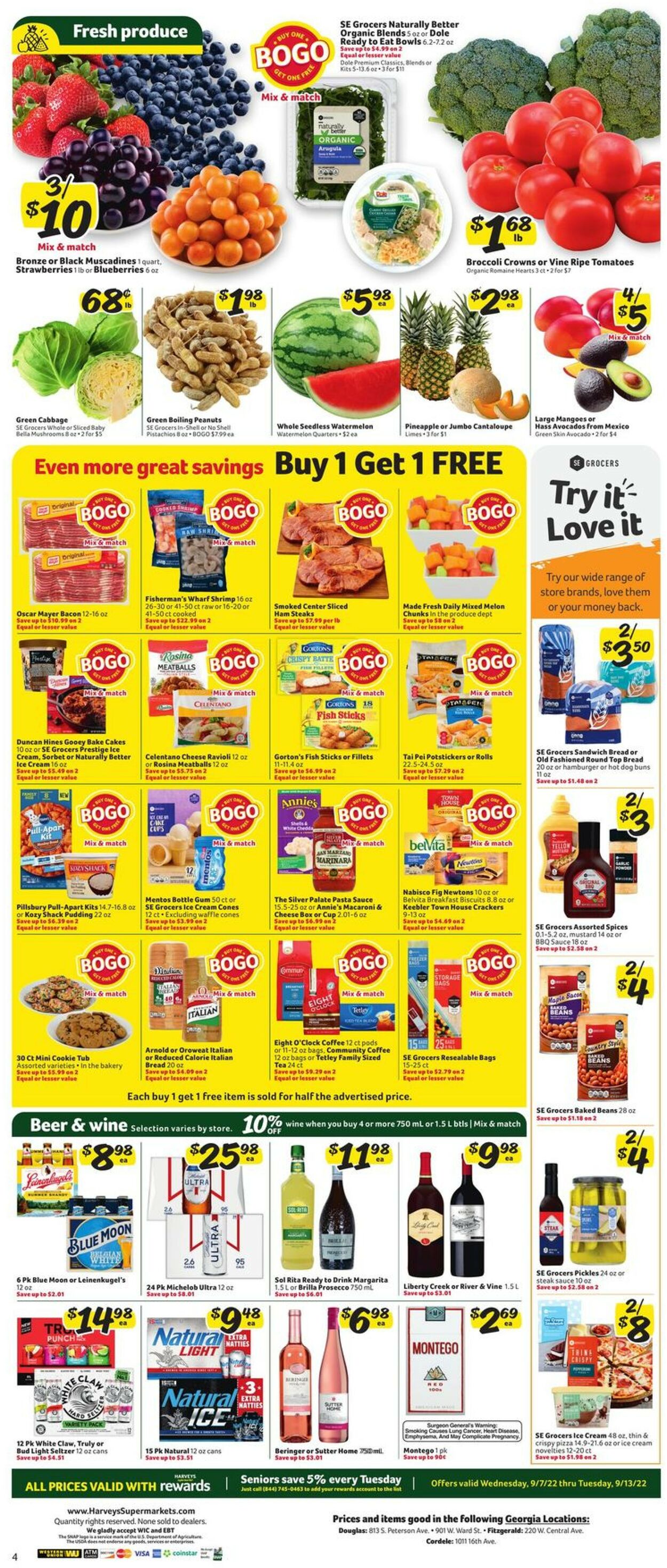 Harveys Supermarket Weekly Ad Circular - valid 09/07-09/13/2022 (Page 7)