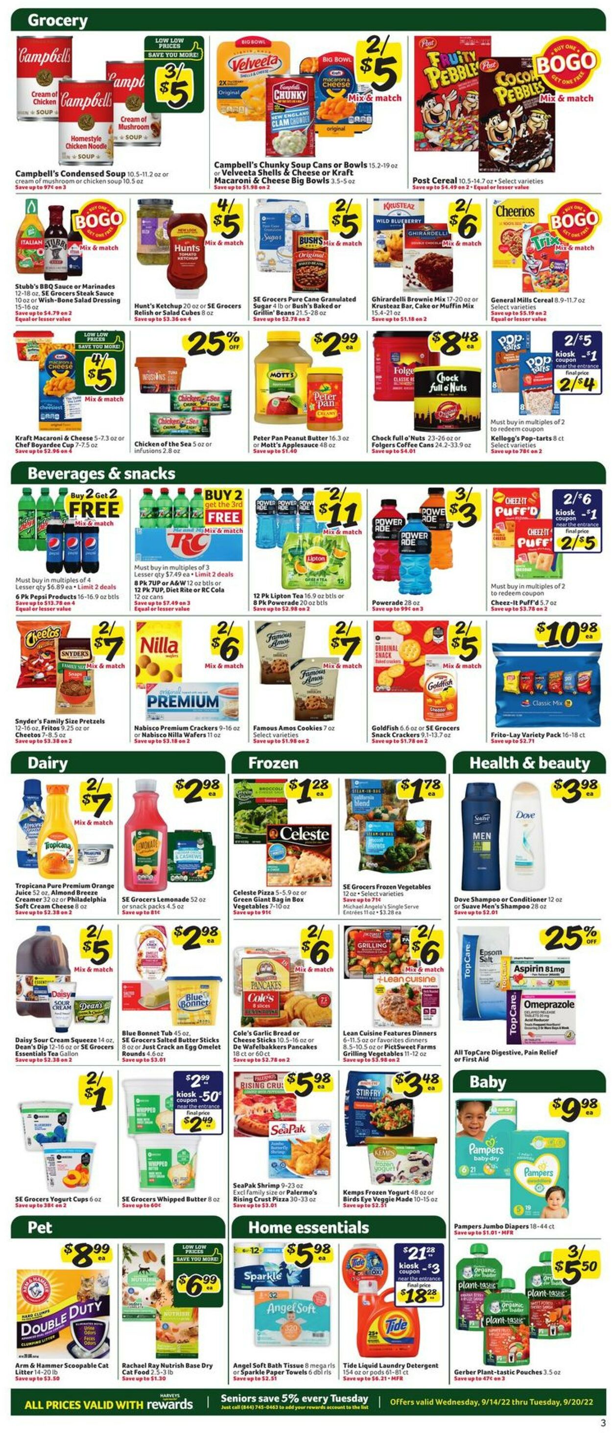 Harveys Supermarket Weekly Ad Circular - valid 09/14-09/20/2022 (Page 5)