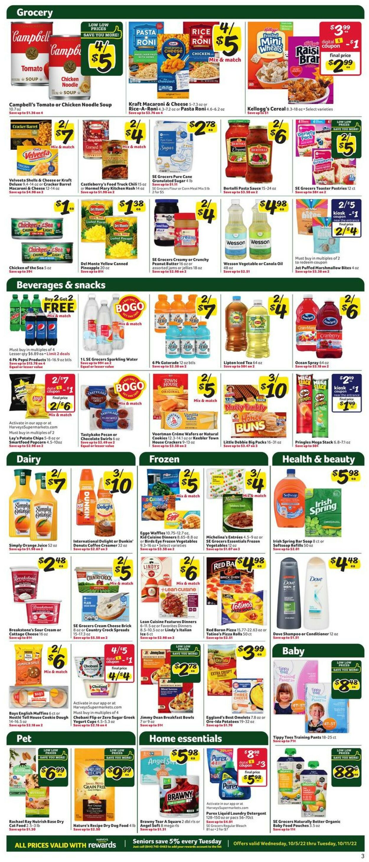 Harveys Supermarket Weekly Ad Circular - valid 10/05-10/11/2022 (Page 5)