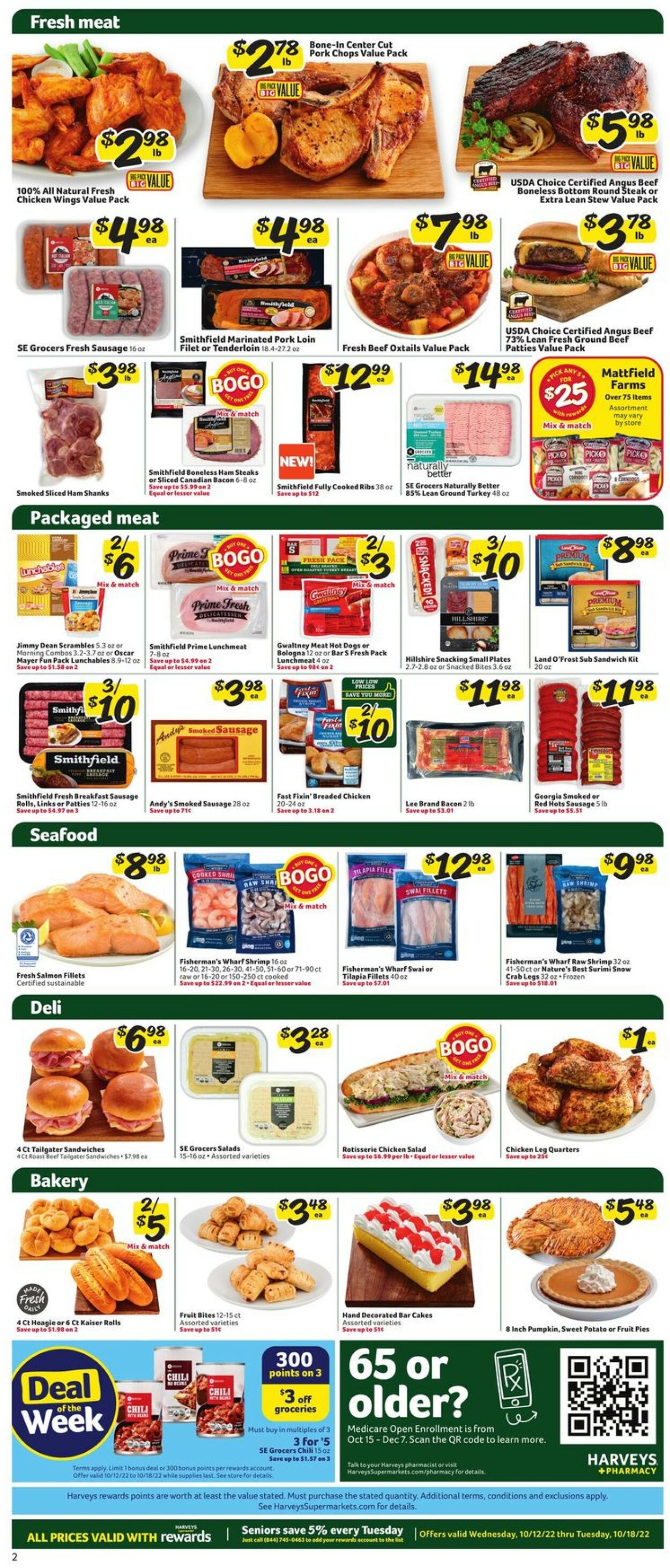 Harveys Supermarket Weekly Ad Circular - valid 10/12-10/18/2022 (Page 4)
