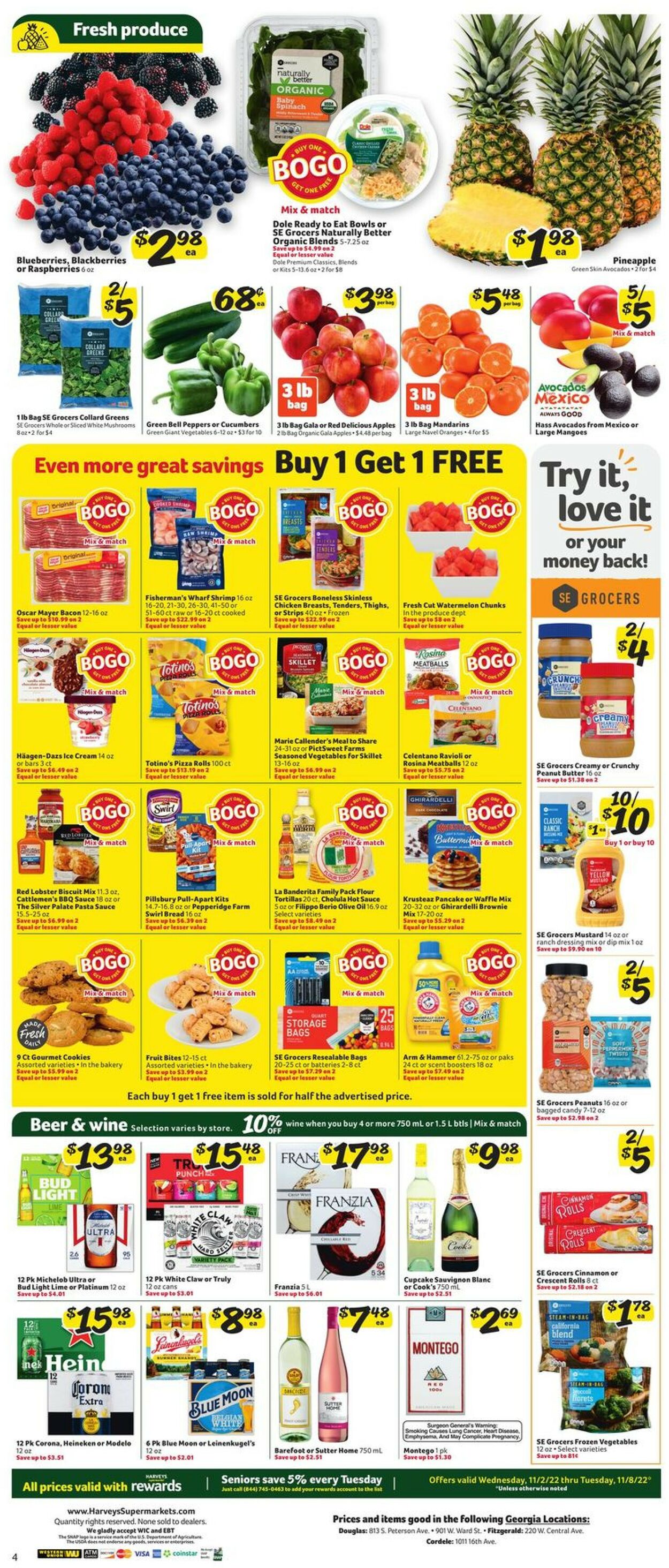 Harveys Supermarket Weekly Ad Circular - valid 11/02-11/08/2022 (Page 9)