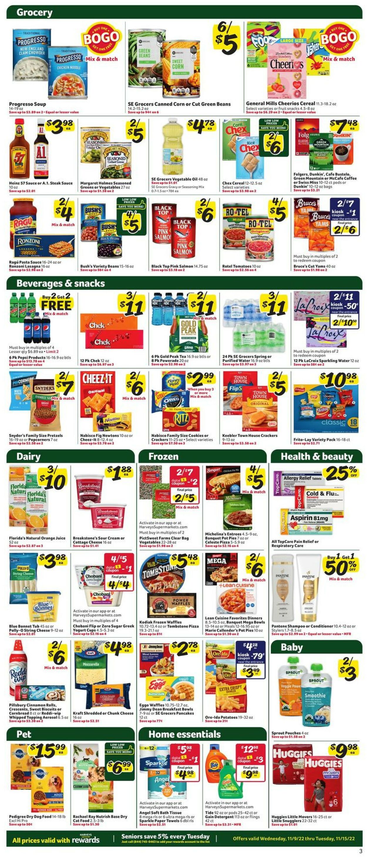 Harveys Supermarket Weekly Ad Circular - valid 11/09-11/15/2022 (Page 7)