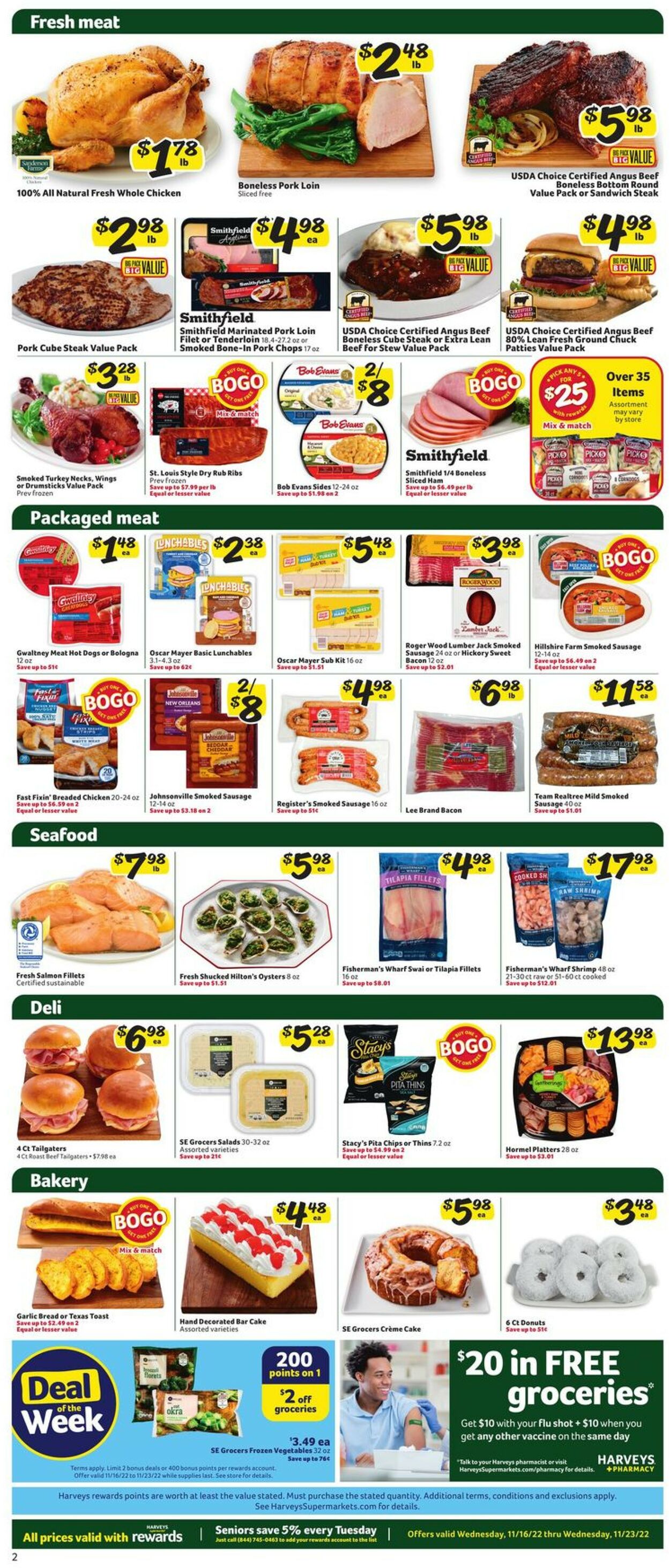 Harveys Supermarket Weekly Ad Circular - valid 11/16-11/22/2022 (Page 4)
