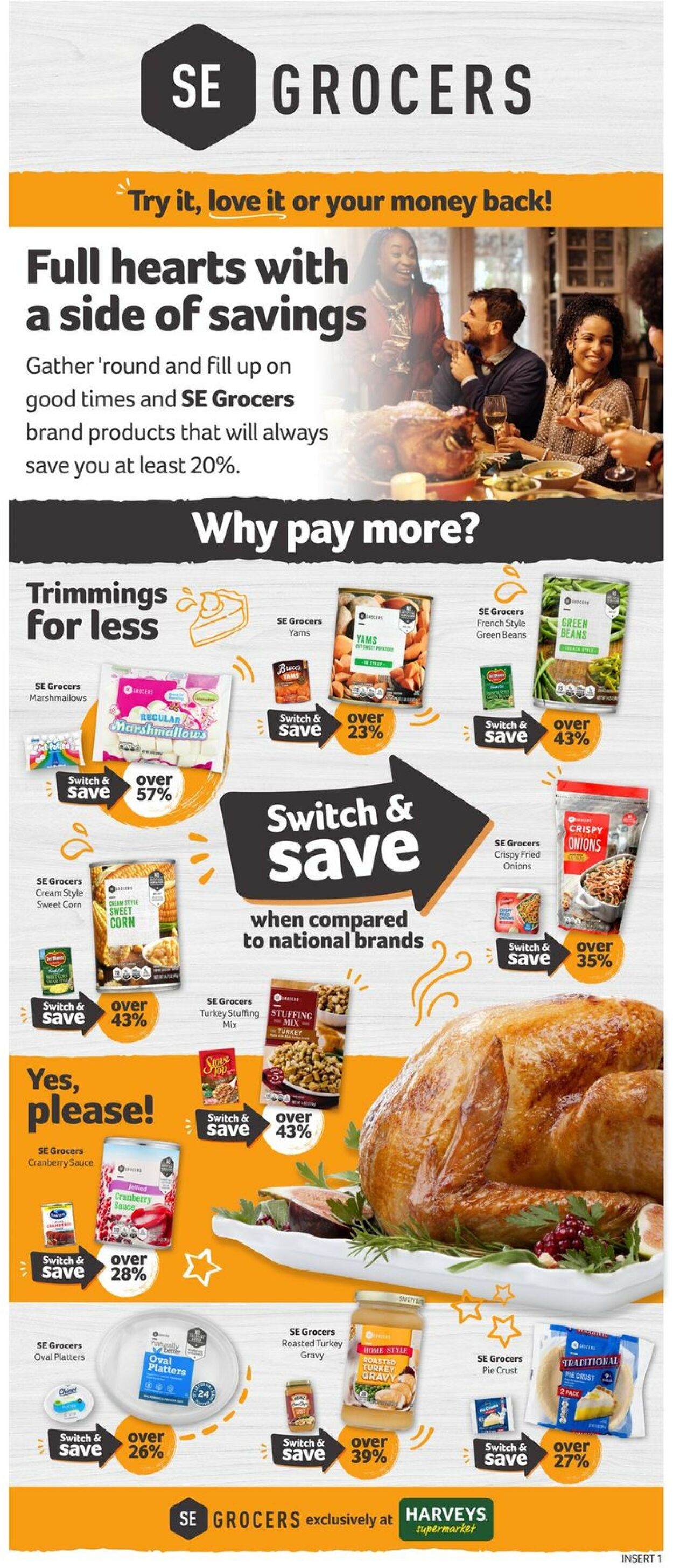 Harveys Supermarket Weekly Ad Circular - valid 11/23-11/29/2022 (Page 2)
