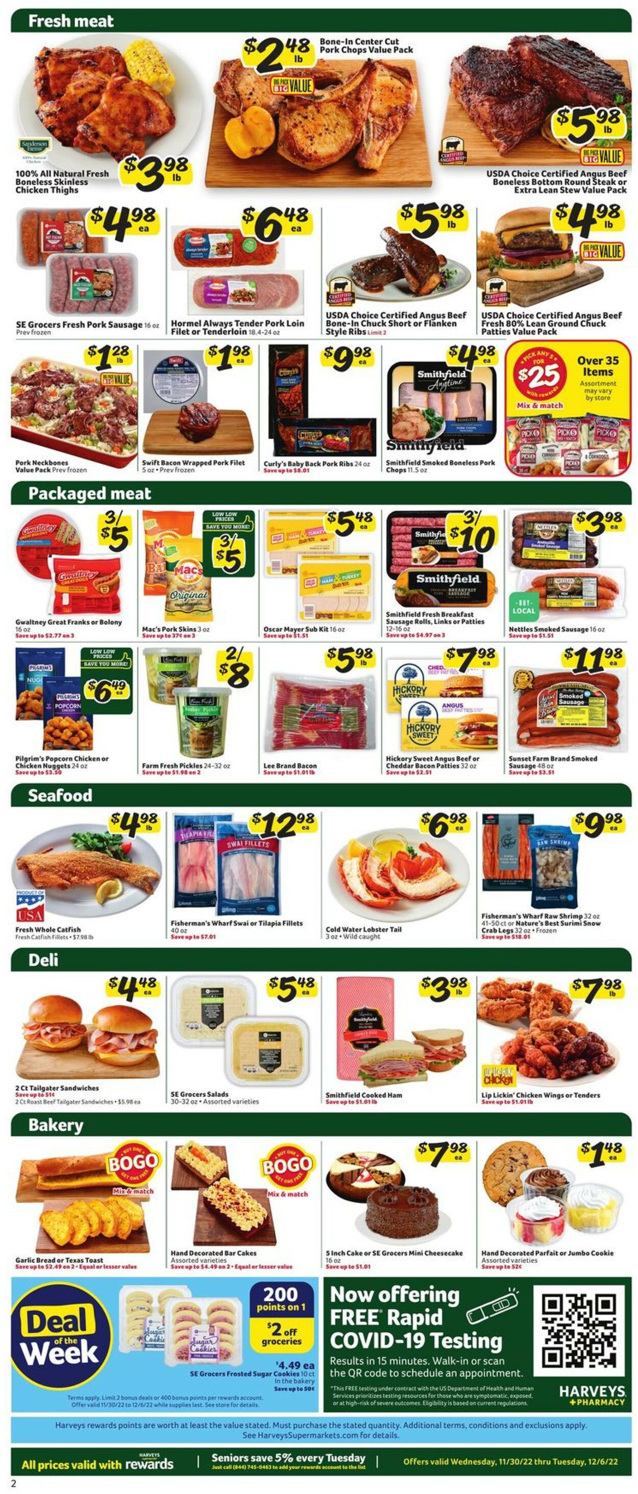 Harveys Supermarket Weekly Ad Circular - valid 11/30-12/06/2022 (Page 4)
