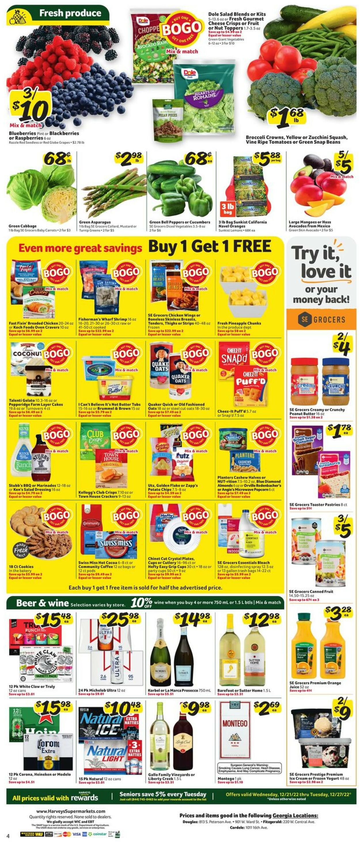 Harveys Supermarket Weekly Ad Circular - valid 12/21-12/27/2022 (Page 9)