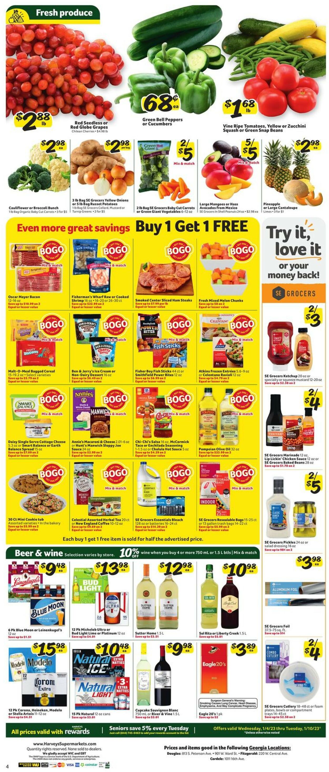 Harveys Supermarket Weekly Ad Circular - valid 01/04-01/10/2023 (Page 7)