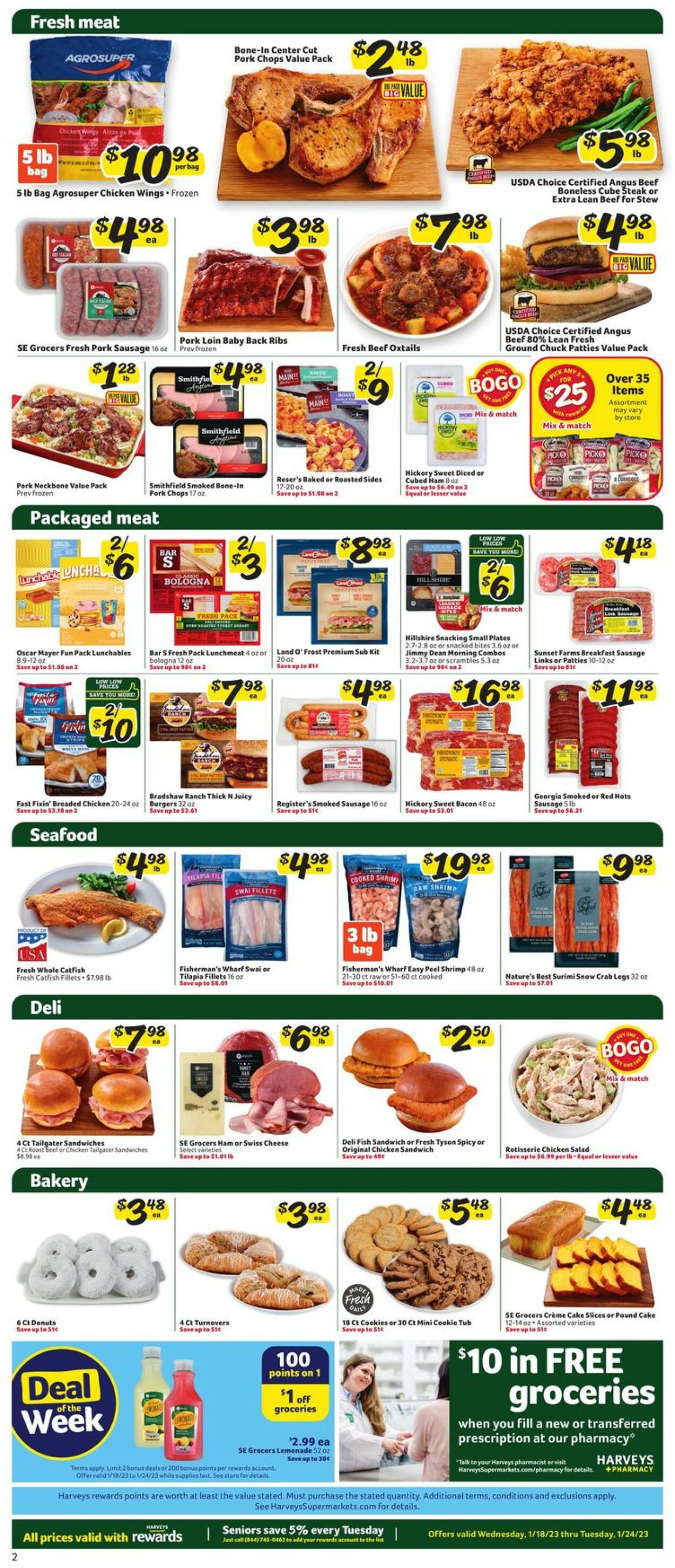 Harveys Supermarket Weekly Ad Circular - valid 01/18-01/24/2023 (Page 4)