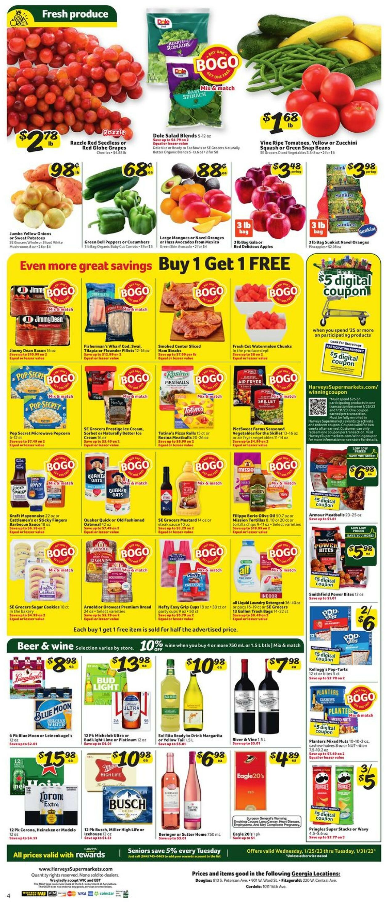Harveys Supermarket Weekly Ad Circular - valid 01/25-01/31/2023 (Page 9)