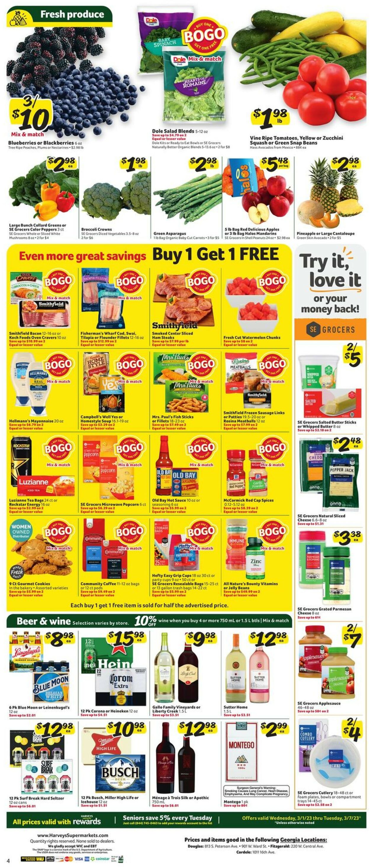 Harveys Supermarket Weekly Ad Circular - valid 03/01-03/07/2023 (Page 9)