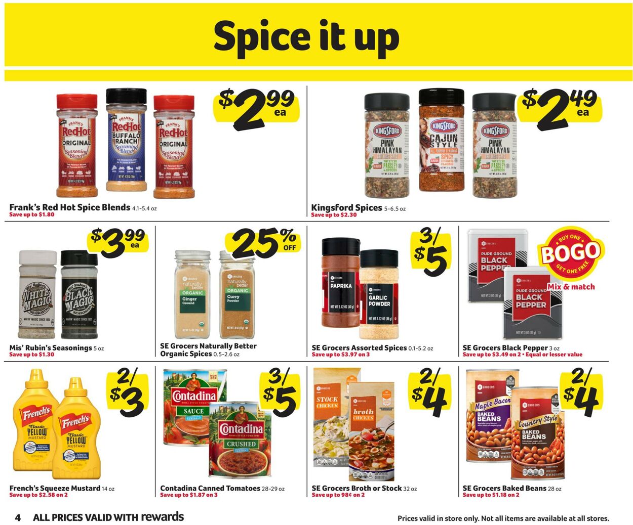 Harveys Supermarket Weekly Ad Circular - valid 03/29-04/11/2023 (Page 4)