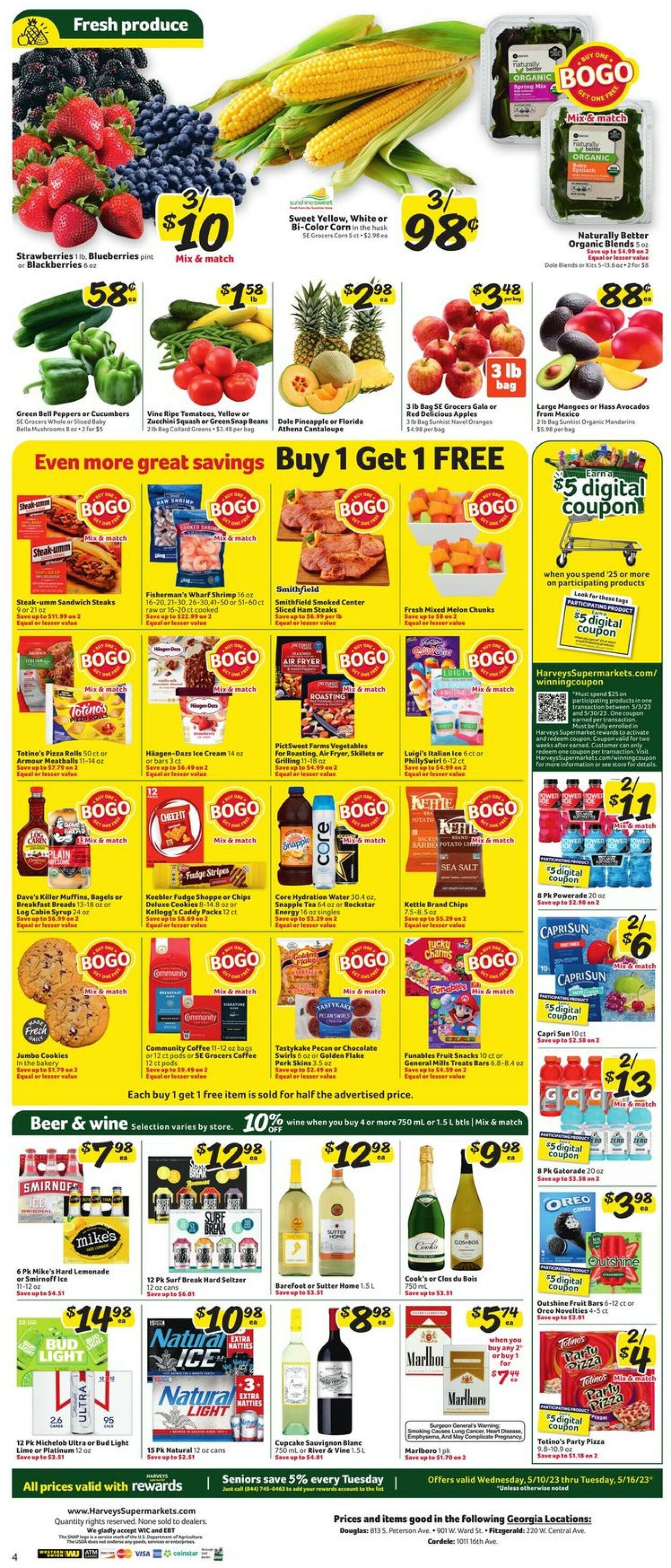 Harveys Supermarket Weekly Ad Circular - valid 05/10-05/16/2023 (Page 10)