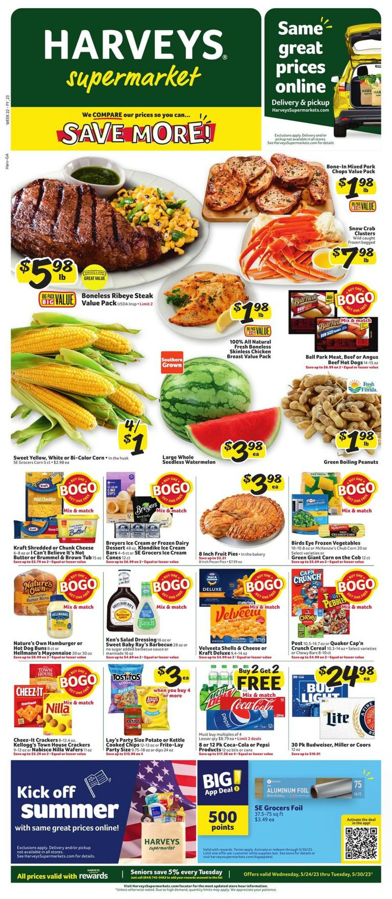 Harveys Supermarket Weekly Ad Circular - valid 05/24-05/30/2023 (Page 2)