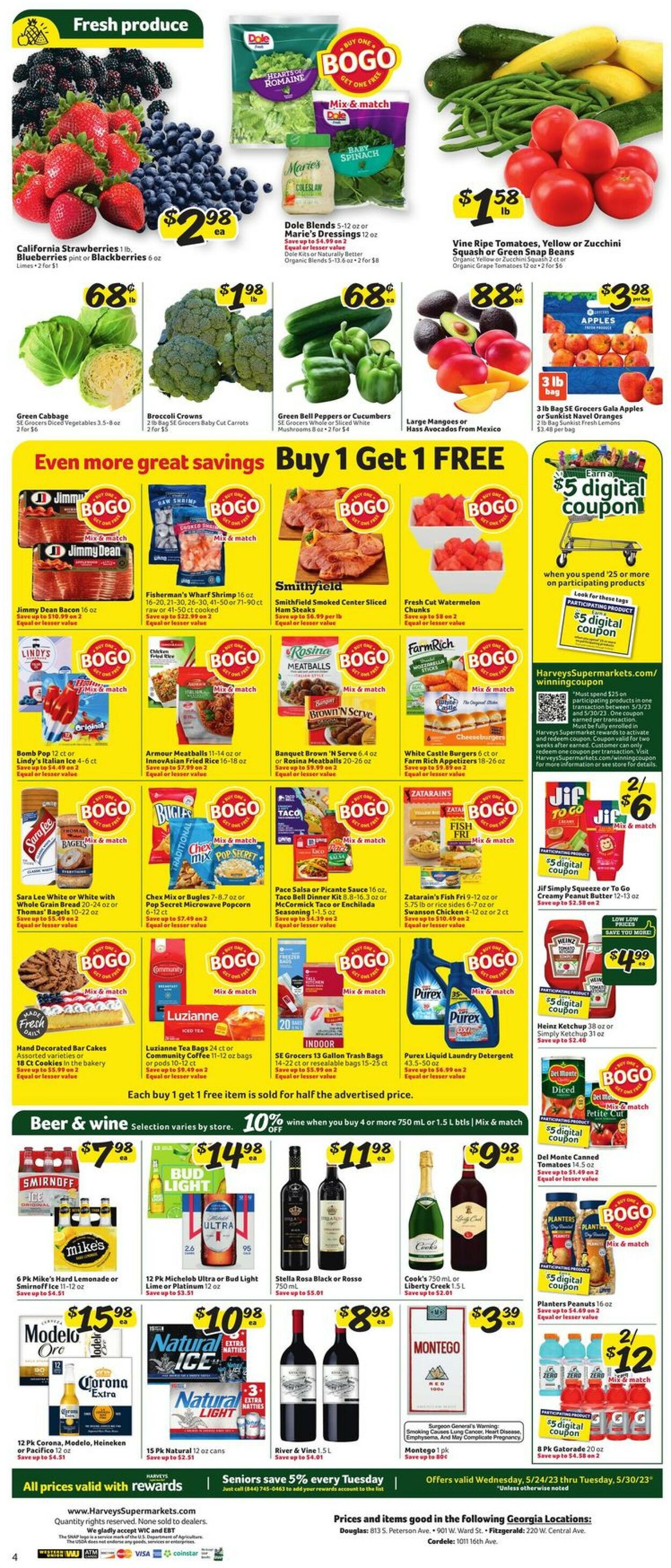 Harveys Supermarket Weekly Ad Circular - valid 05/24-05/30/2023 (Page 12)