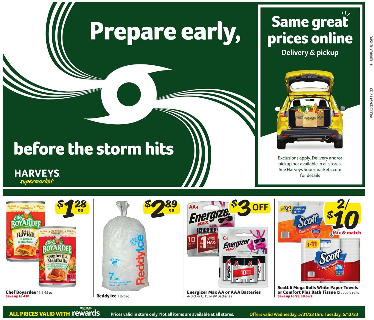 Harveys Supermarket Weekly Ad Circular - valid 05/31-06/13/2023