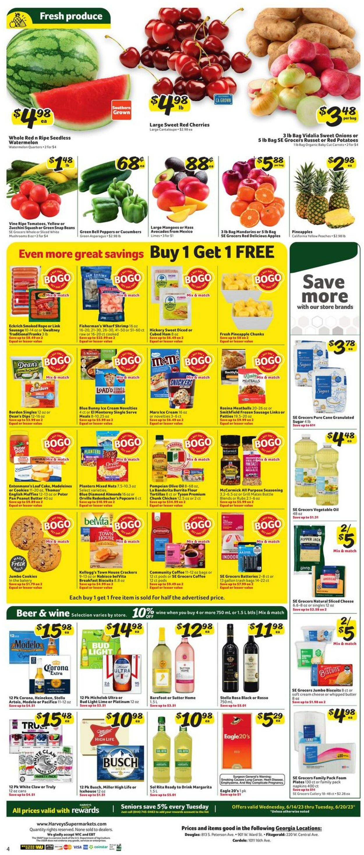 Harveys Supermarket Weekly Ad Circular - valid 06/14-06/20/2023 (Page 8)