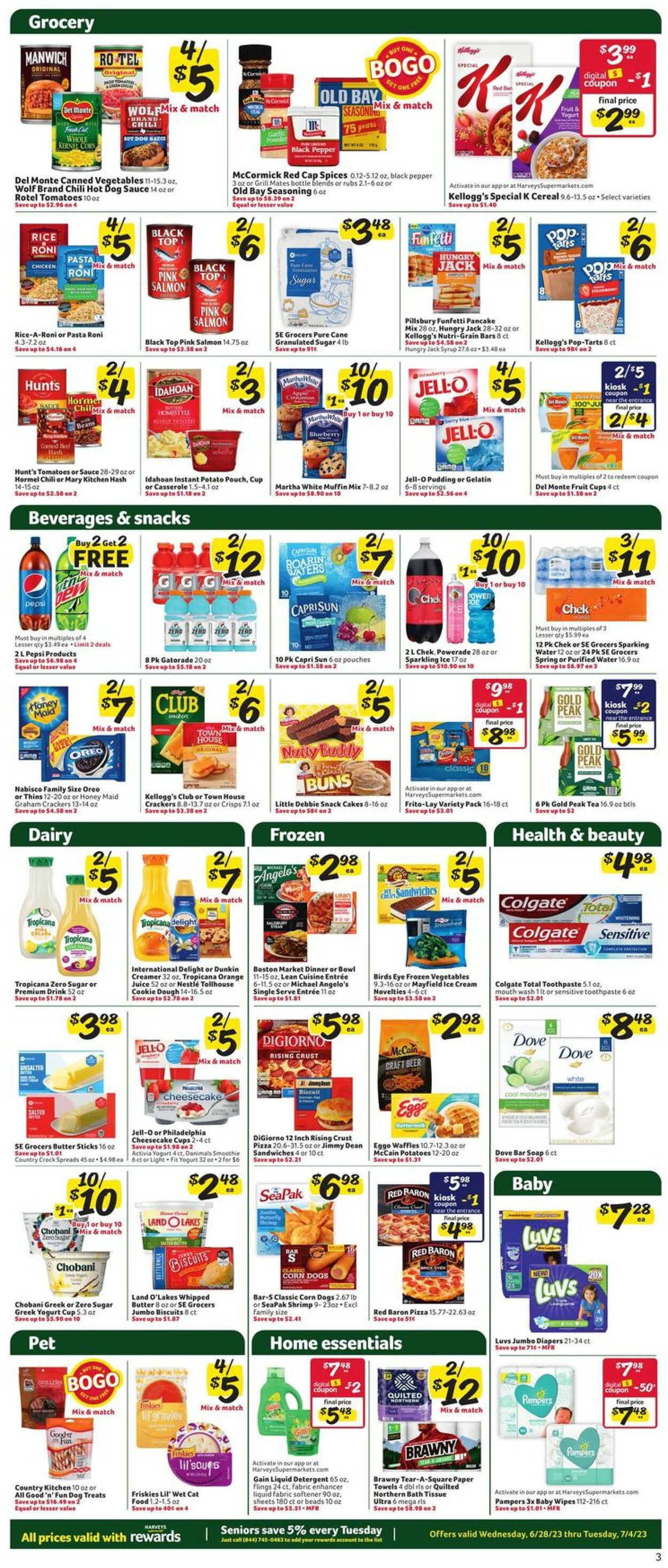 Harveys Supermarket Weekly Ad Circular - valid 06/28-07/04/2023 (Page 6)