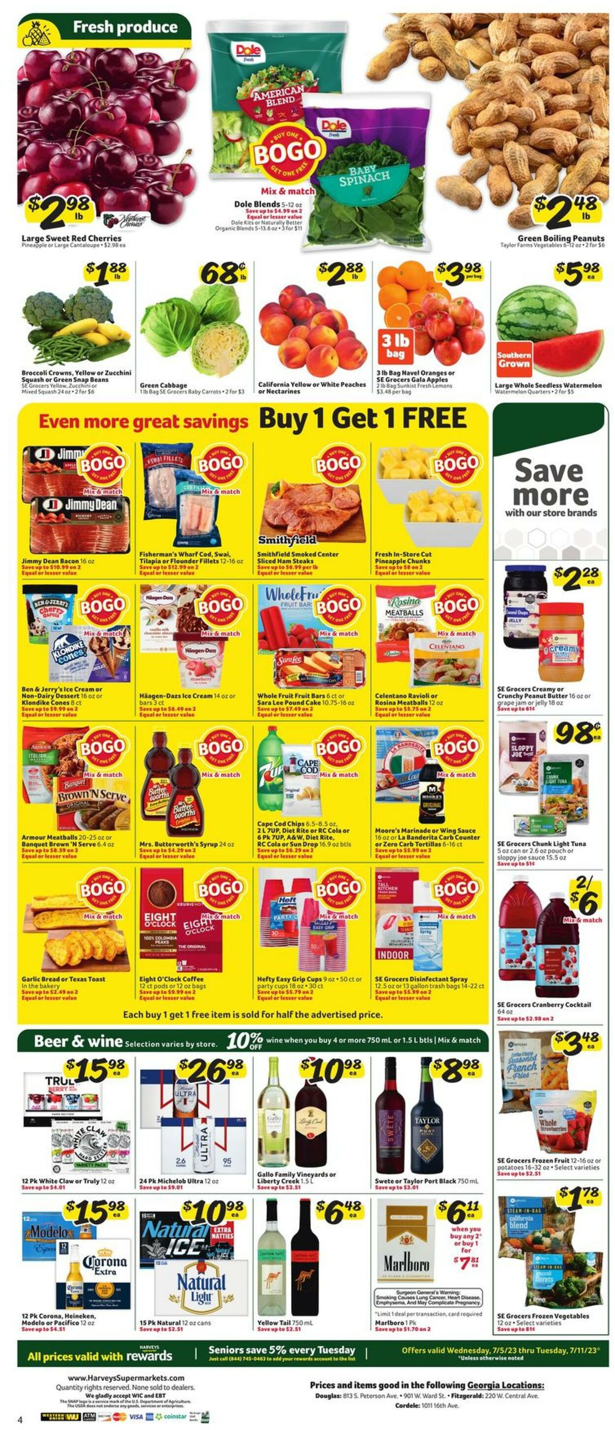 Harveys Supermarket Weekly Ad Circular - valid 07/05-07/11/2023 (Page 11)