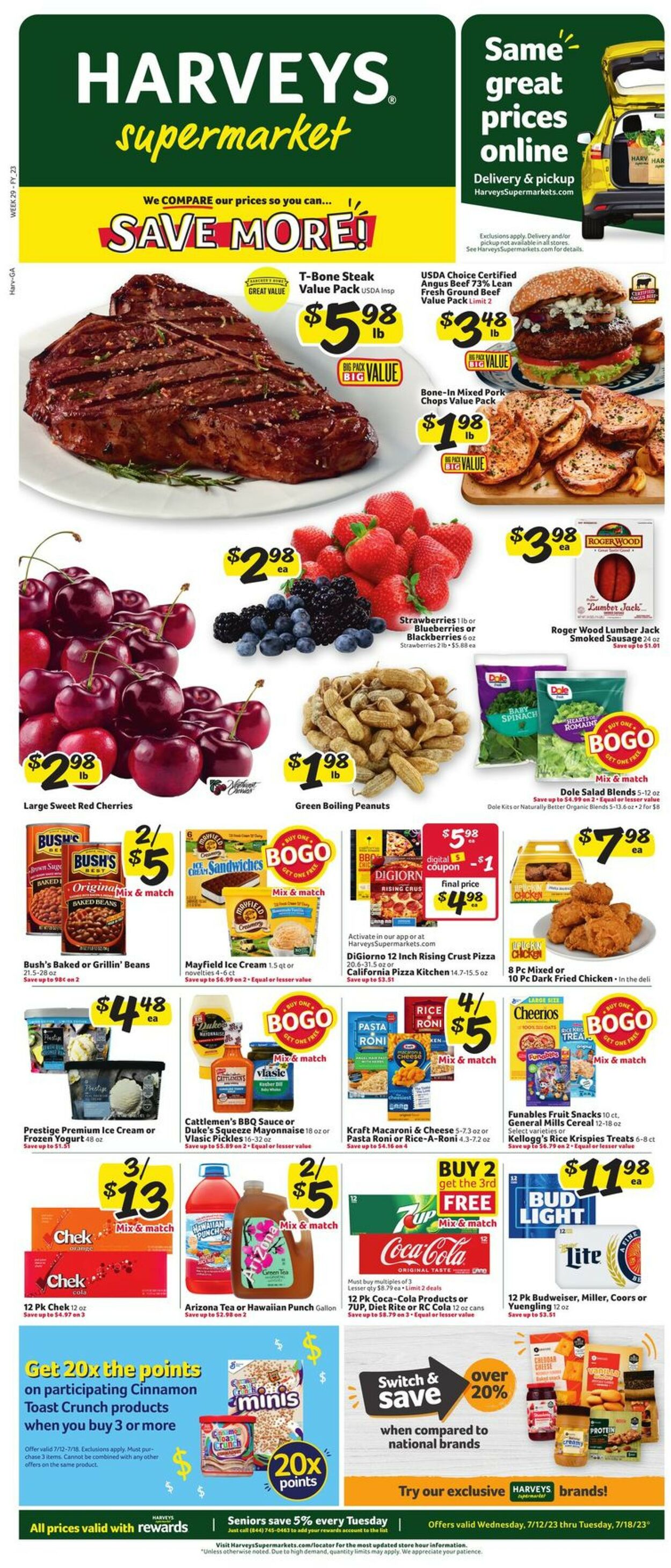 Harveys Supermarket Weekly Ad Circular - valid 07/12-07/18/2023 (Page 2)