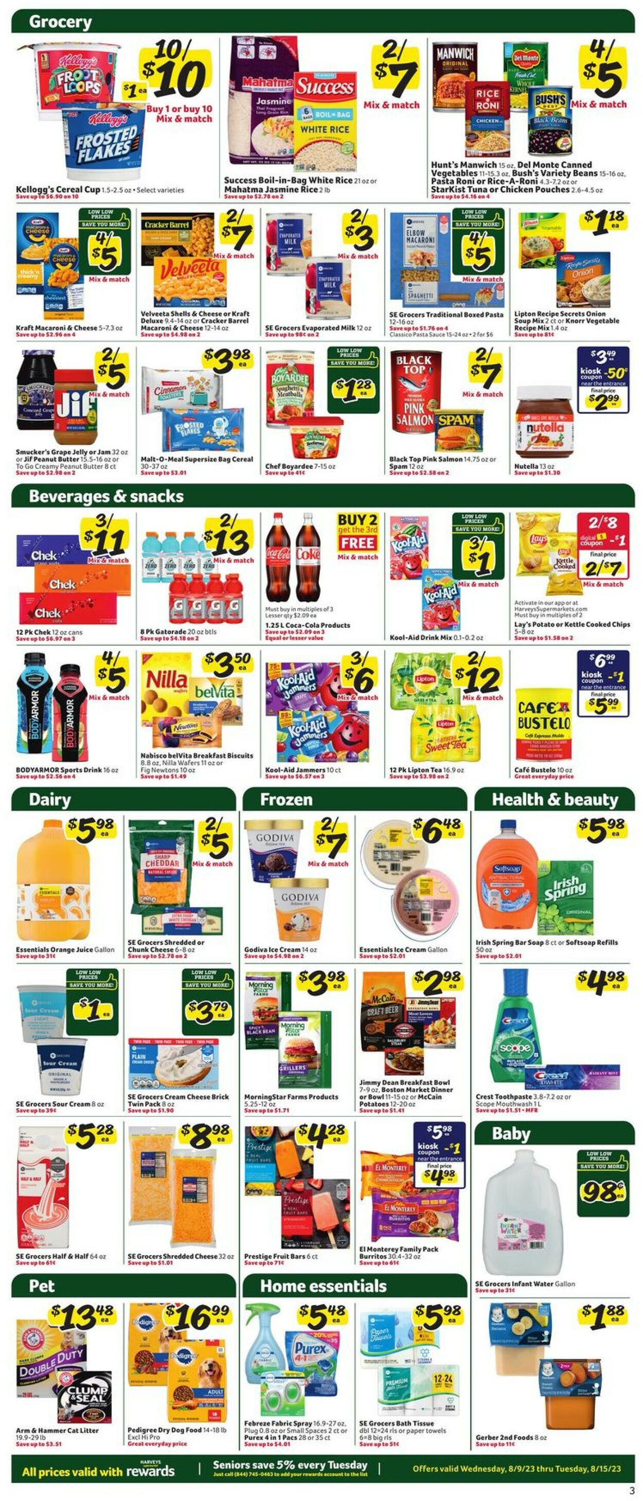 Harveys Supermarket Weekly Ad Circular - valid 08/09-08/15/2023 (Page 6)