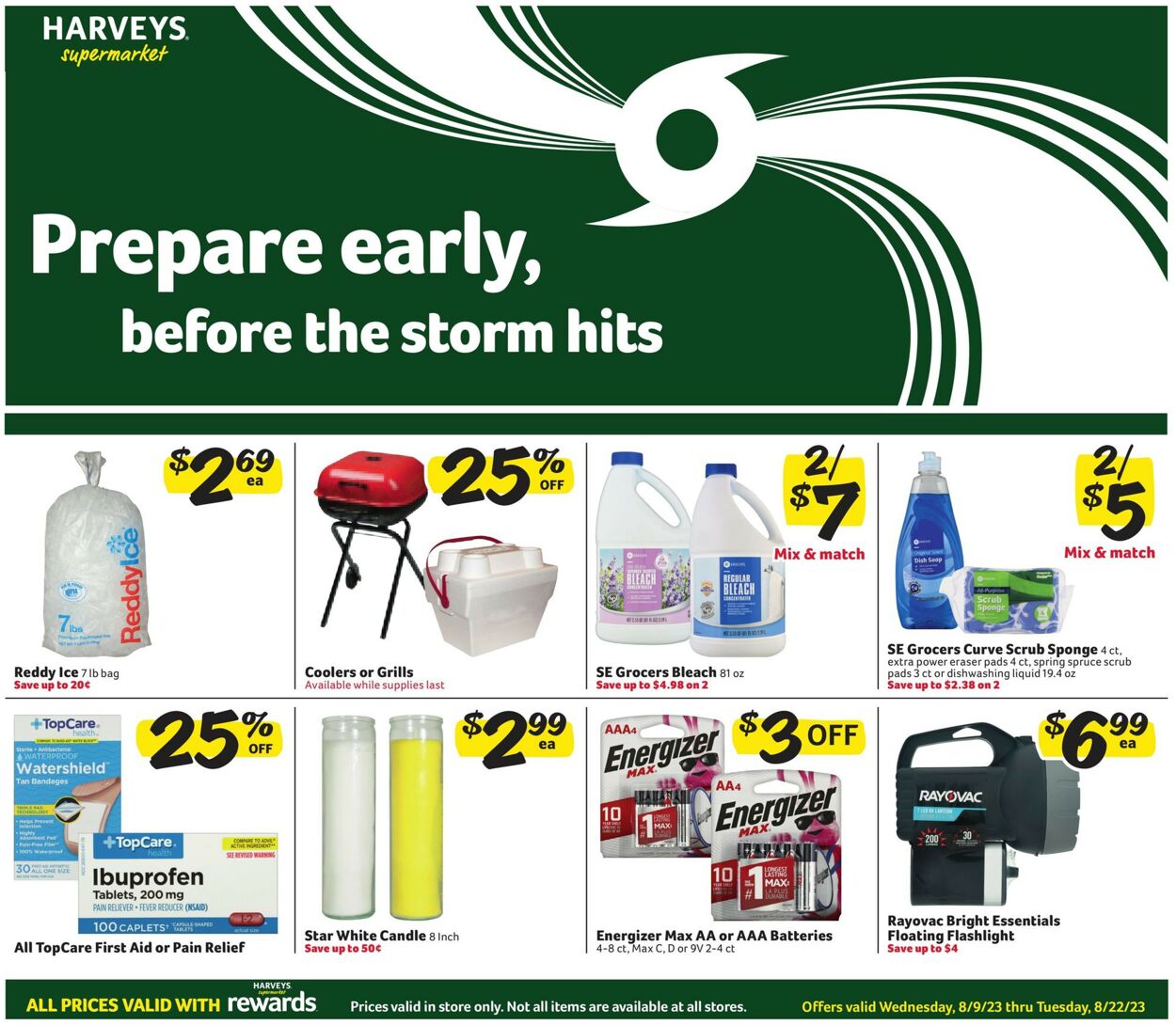 Harveys Supermarket Weekly Ad Circular - valid 08/09-08/22/2023 (Page 8)